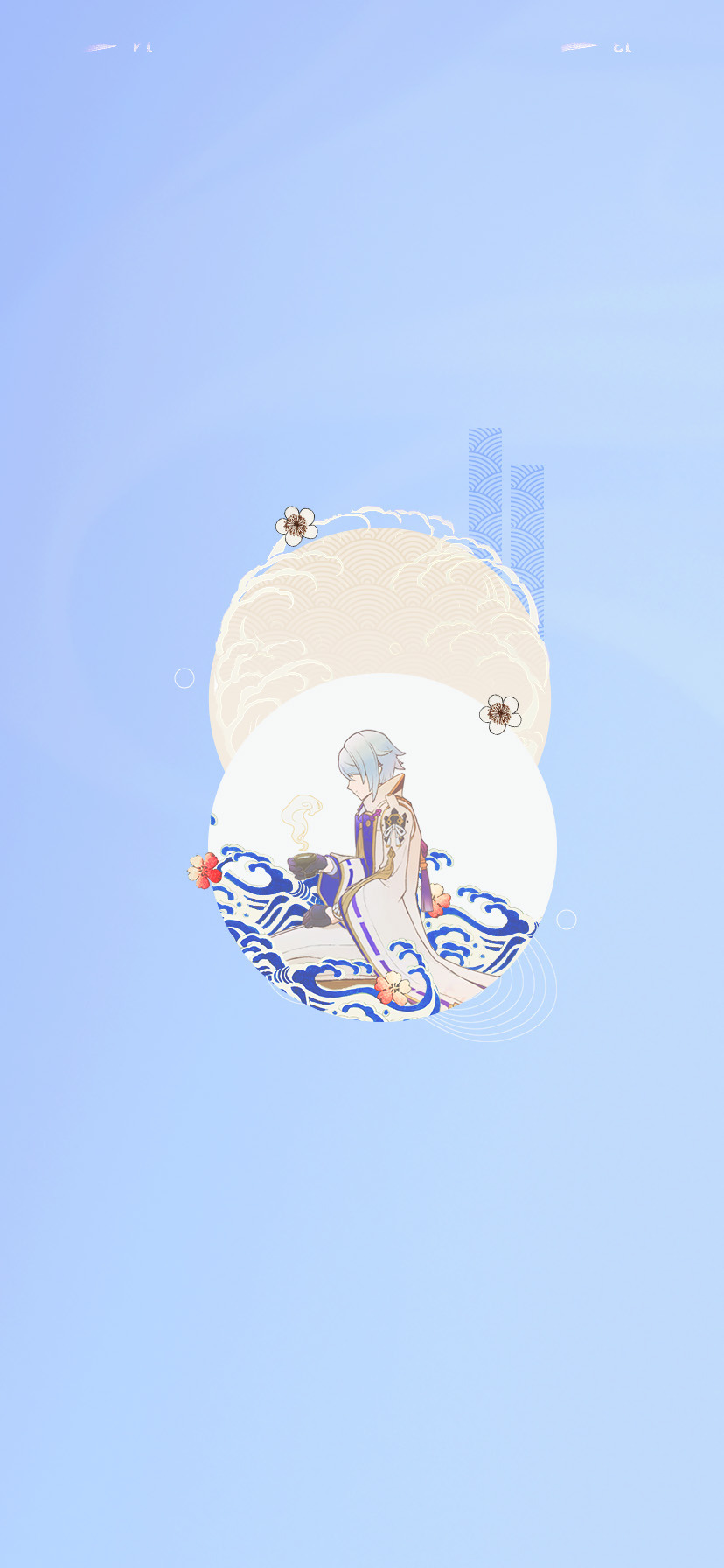 828x1792  kamisato Ayaka Phone Walpapers - aniyuki.com 