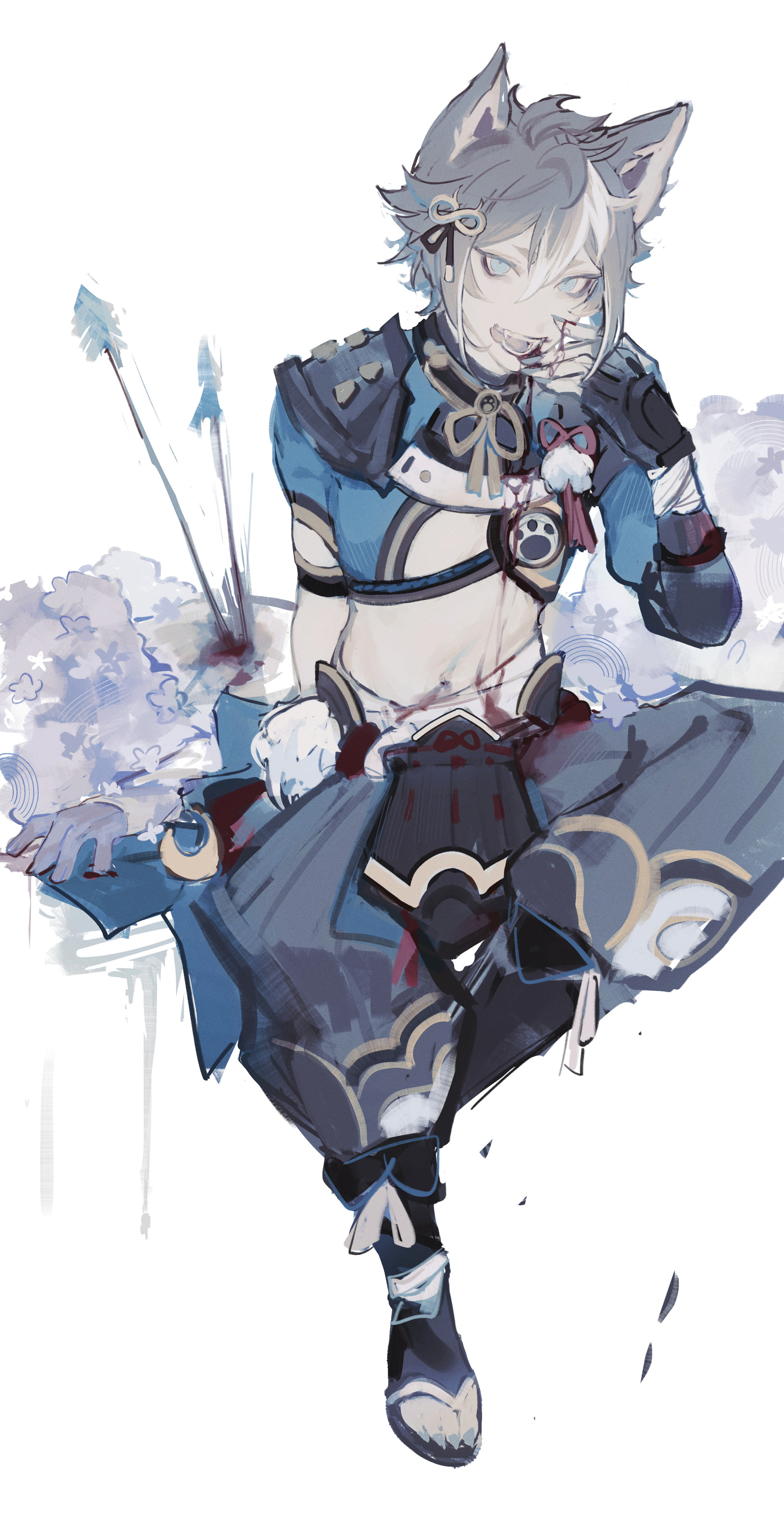 1589x3072  WALLPAPE ID: 295641 / Видеоигра Genshin Impact Телефон Обои, Gorou (Genshin Impact), 2160x3840 Free Download