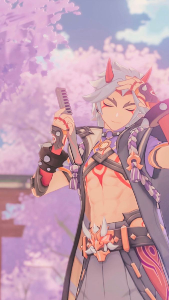 675x1200   Идентификатор обоев: 325244 / Видеоигра Genshin Impact Телефон Обои, Arataki Itto, 1440x2560 бесплатно скачать 