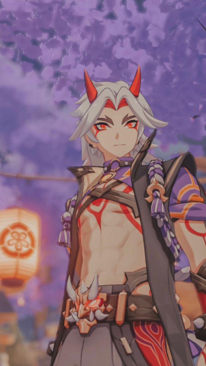 675x1200   ❤ ❤Itto обои Обои для персонажа, аниме, аниме -символы 