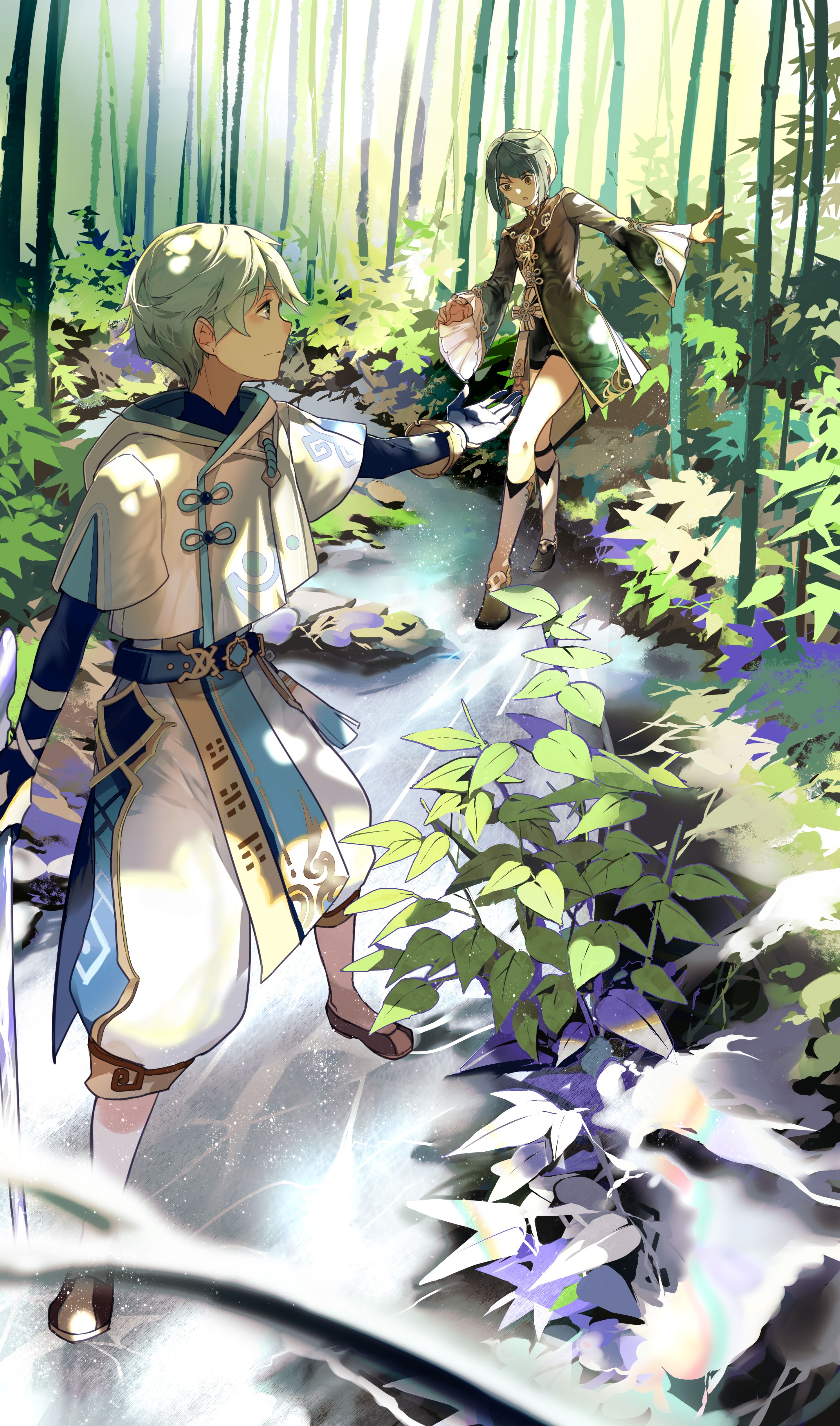 2894x4912  yon - Chongyun \ u0026 Синкиу обои !! Например, если вы используете ... 