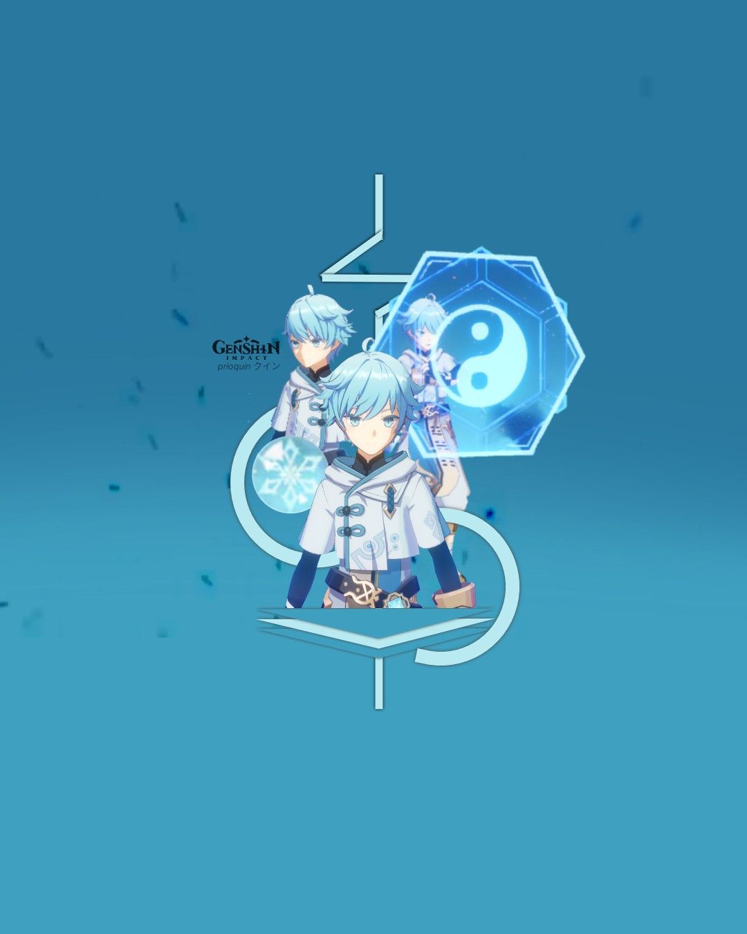 1080x1350   Han Edits - - Chongyun и Xingqiu от Genshin Impact. —...