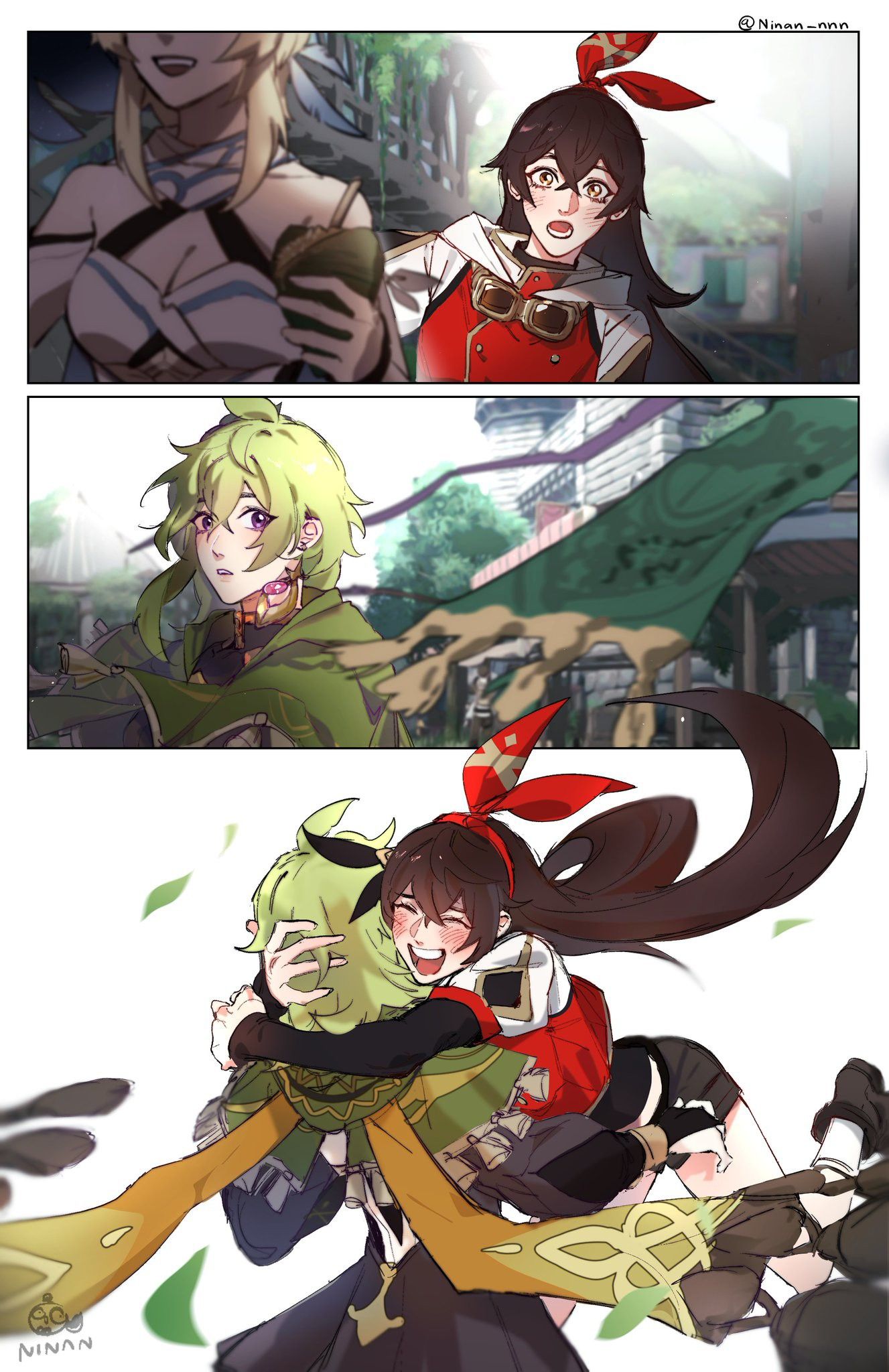 1327x2048  Amber \ U0026 Collei в 2022 году | Удар, искусство персонажа, аниме Chibi