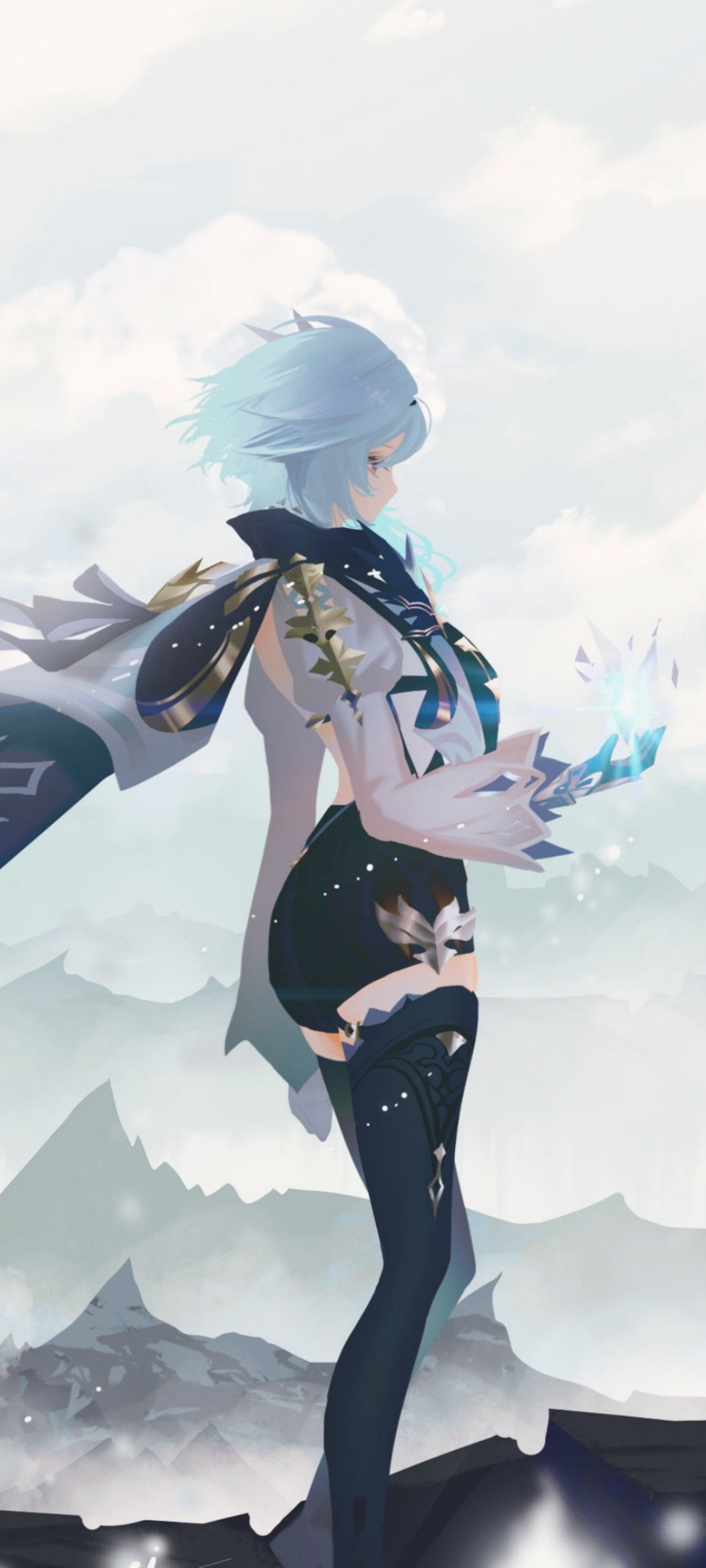 1080x2400  WALLPAPE ID: 356630 / Видеоигра Genshin Impact Phone обои, Eula (Genshin Impact), 1080x2400 бесплатно скачать 