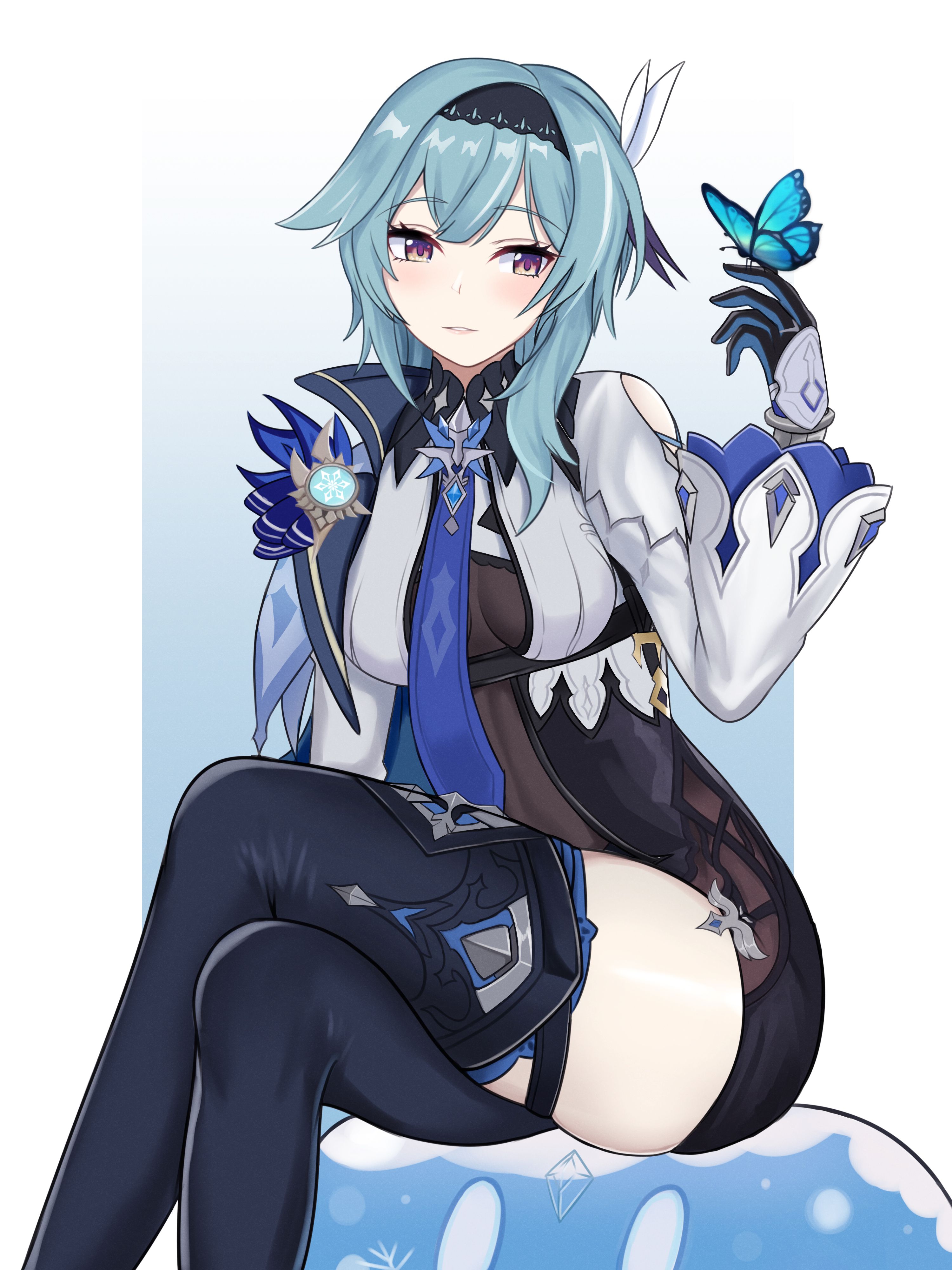 3000x4000   Wallpaper ID: 382385 / Видеоигр Genshin Impact Телефон Обои, Eula (Genshin Empact), 1080x1920 бесплатно скачать 