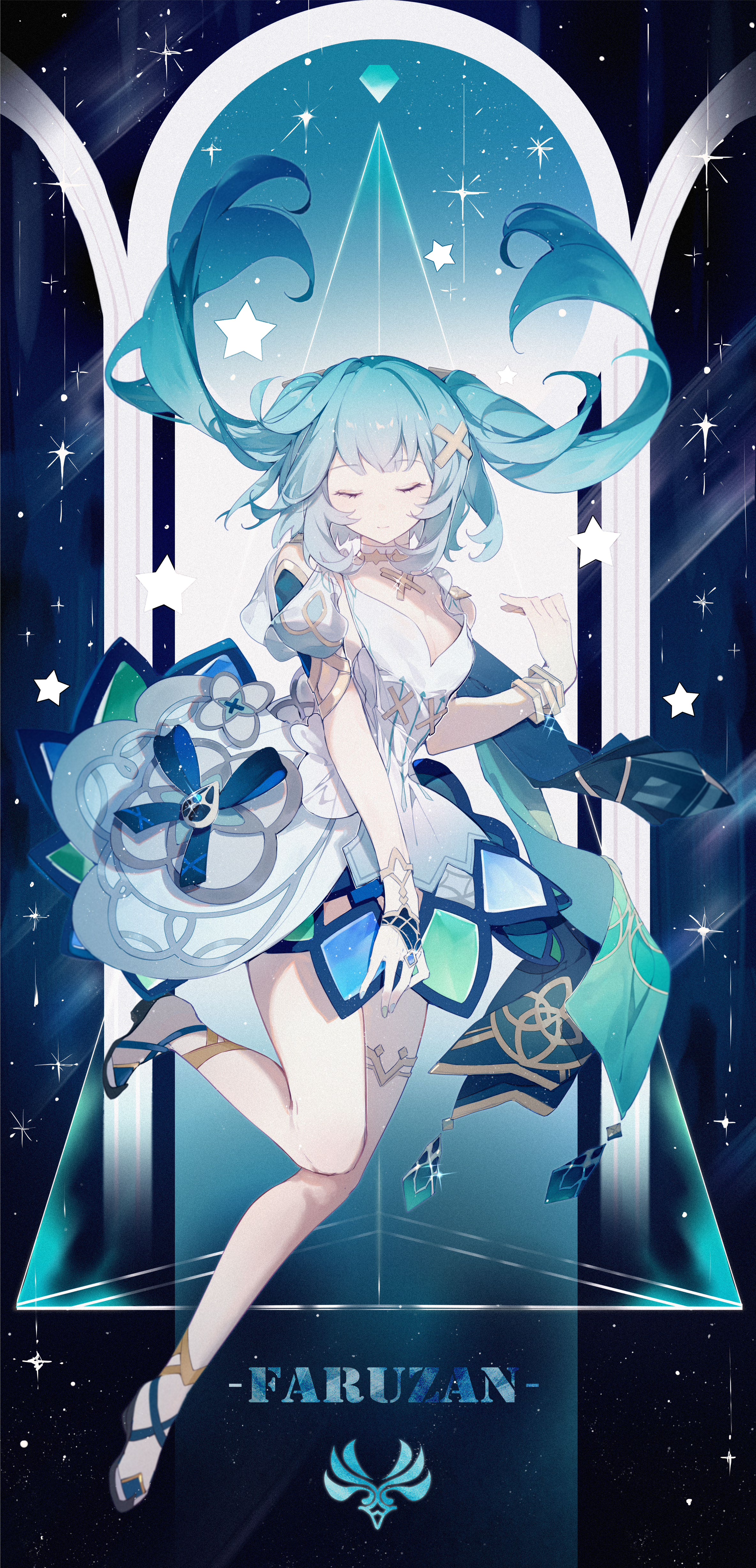 2368x4914  Genshin Impact, Faruzan (Genshin Empact), 1girl #71284 - Devilchan