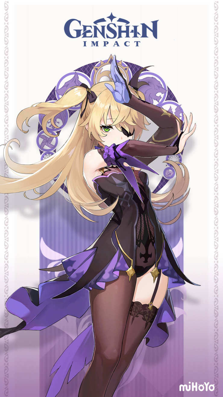 740x1316  Genshin Impact Mobile Wallpaper - Fischl by AKASeven on DeviantArt