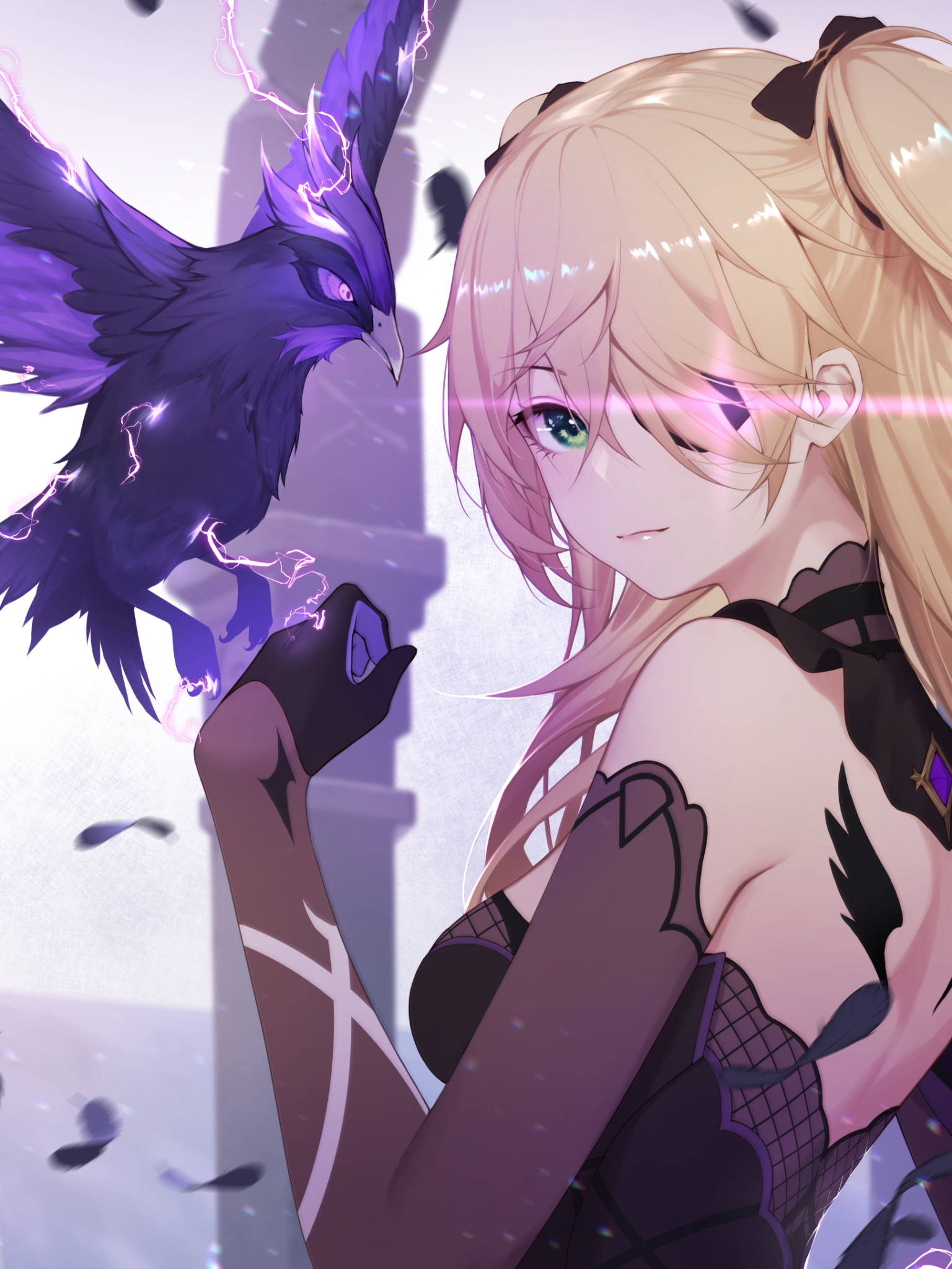 1536x2048  fischl genshin Impact HD Телефон Обои | PXFEULE