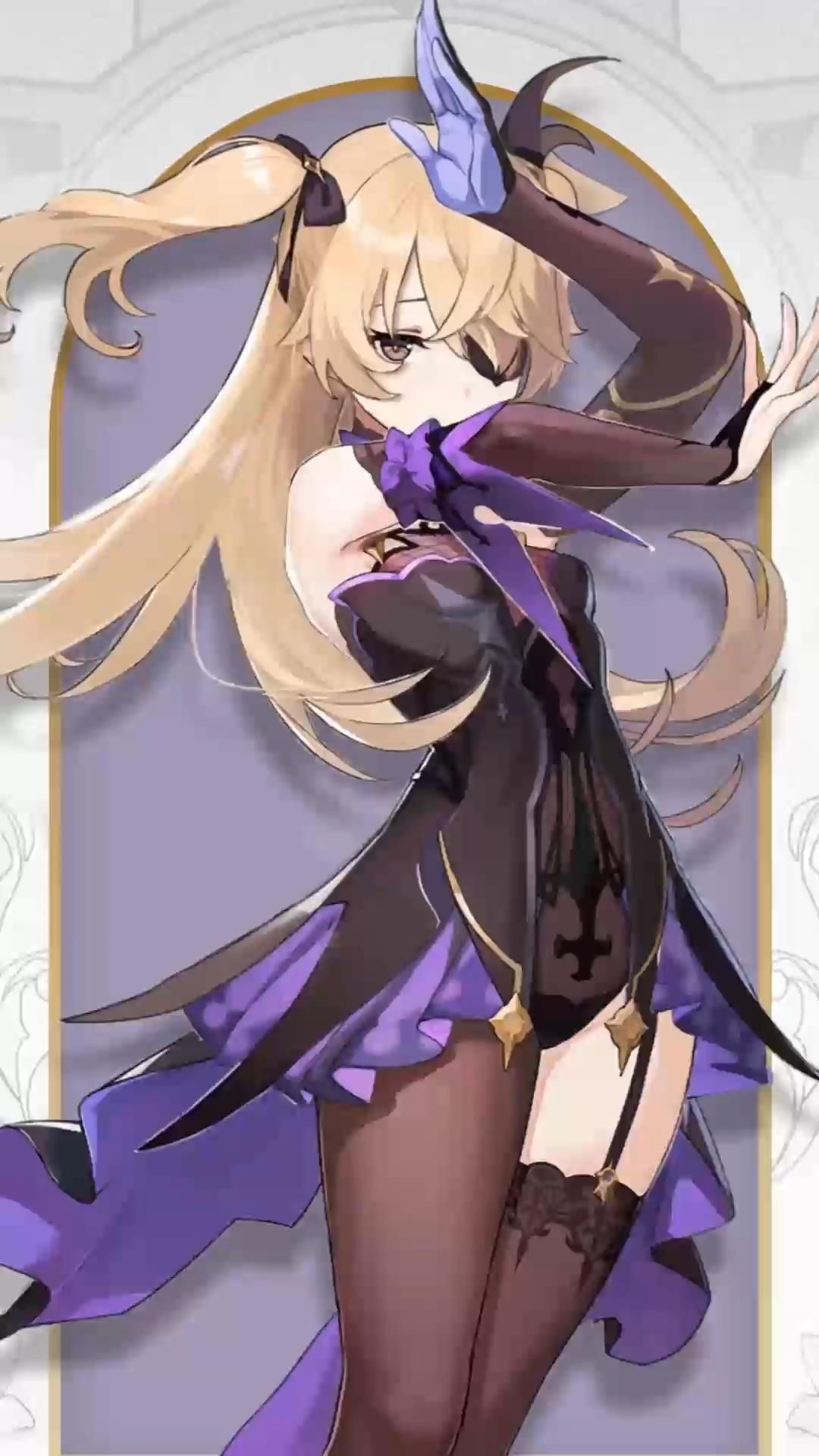 1080x1920   Fischl (Genshin Empact), нарисованный Syukon BU | Danbooru