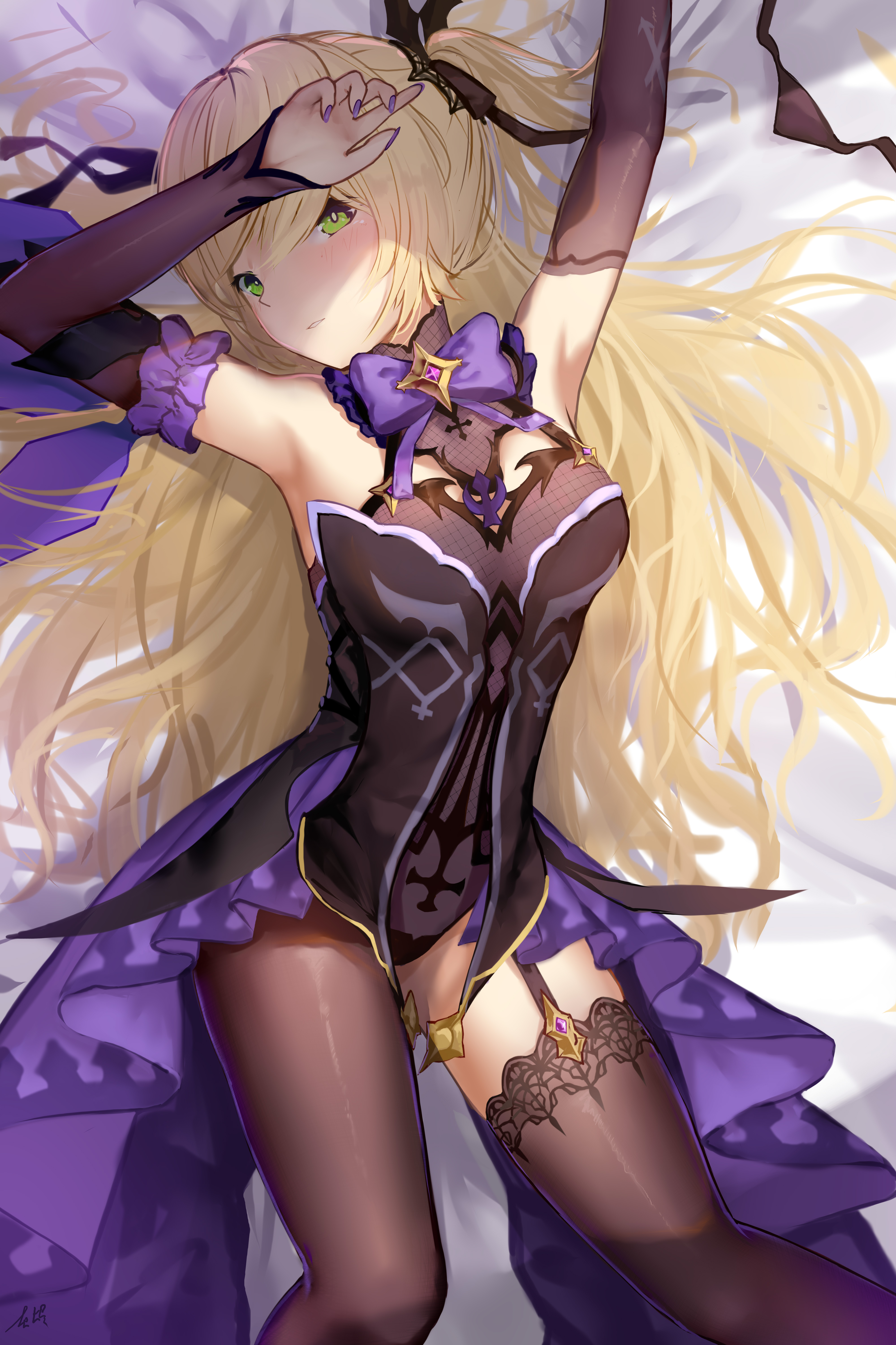 4000x6000  anime Girls, Genshin Impact, Mona (Genshin Impact), Fischl (Genshin Impact), HD обои | Walpbybetter