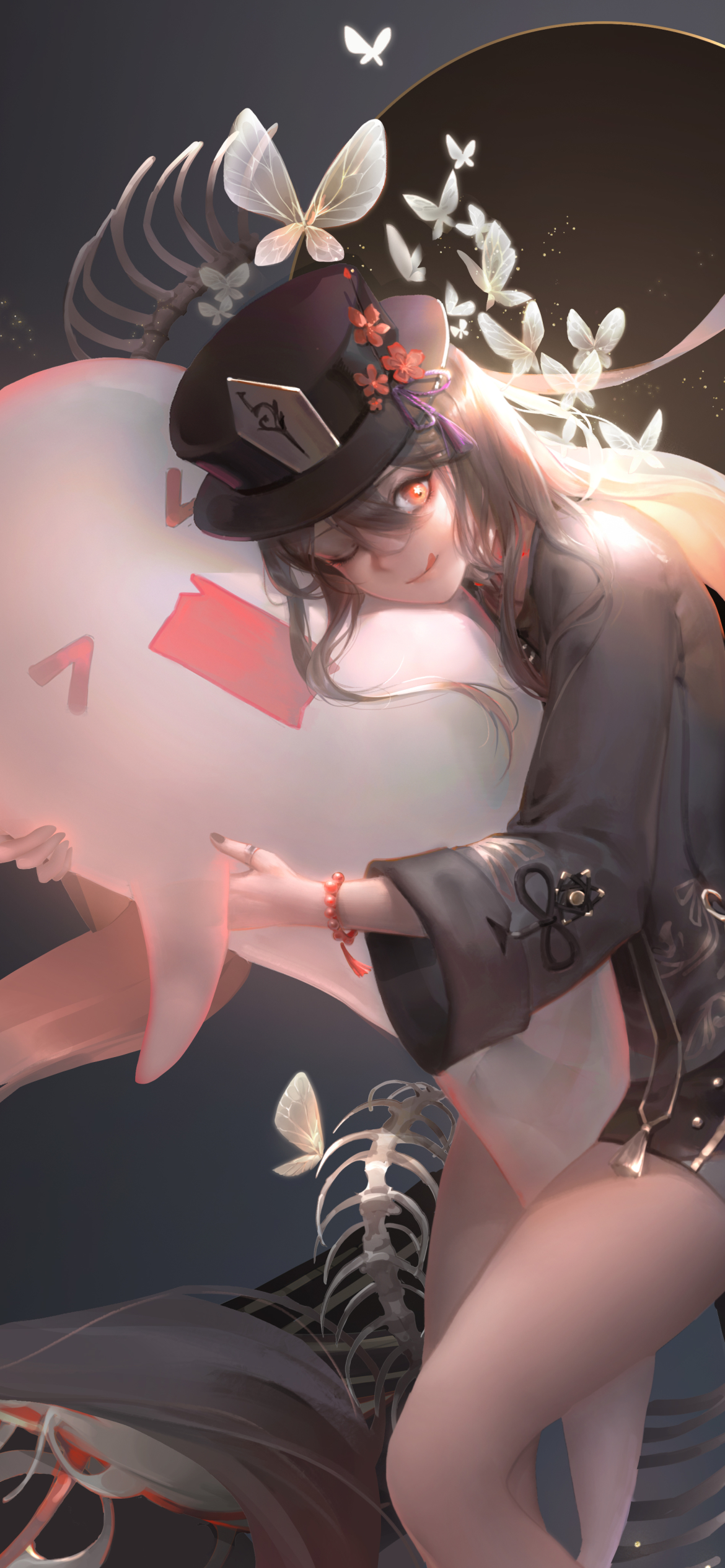 1170x2532  hu Tao - Мобильные обои 1080x2312 от Izzykuroneko на Deviantart