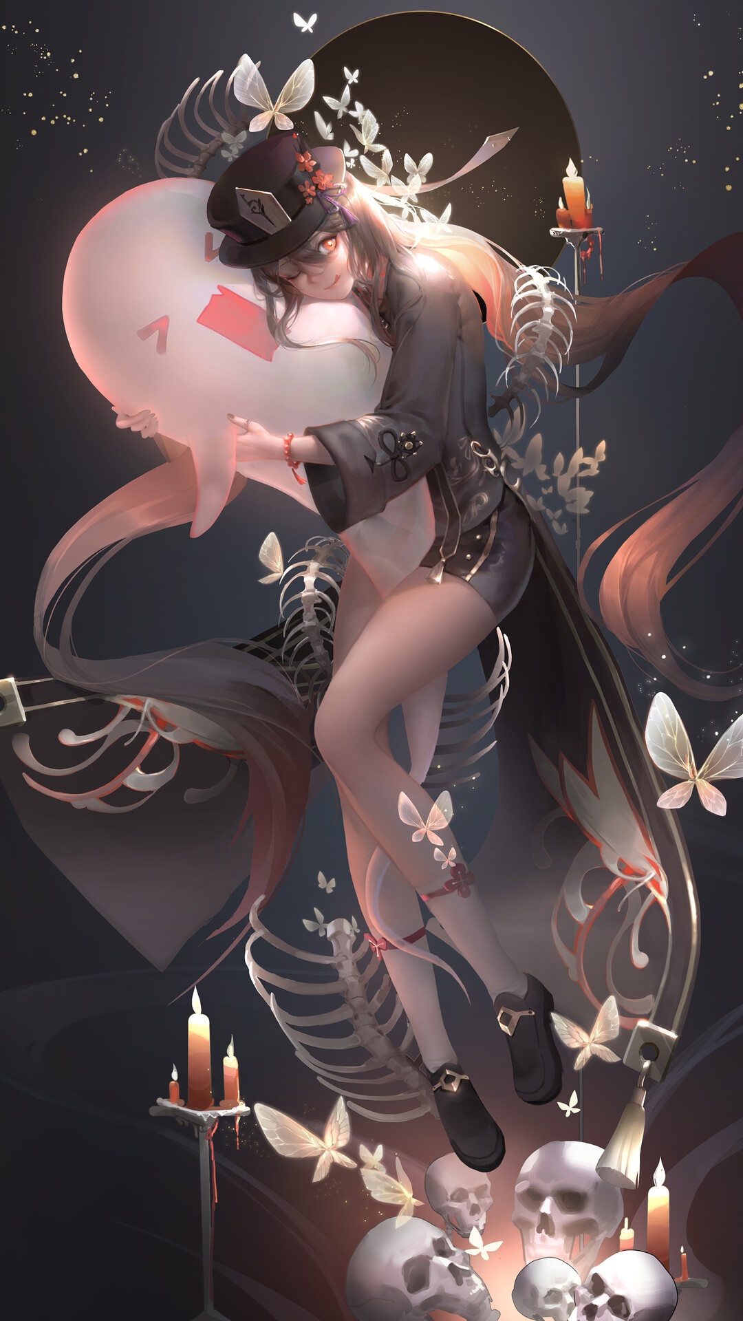 1080x1920   Обои идентификатор обоев: 353521 / Видеоигра Genshin Impact Phone обои, Hu Tao, 1080x2400 бесплатно скачать 