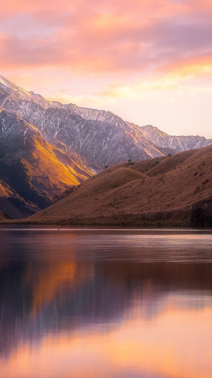 810x1440  HD wallpaper: smokey, fall, sunset, sky, nature, warm, gradient, utah,  sunrise | Обои Flare