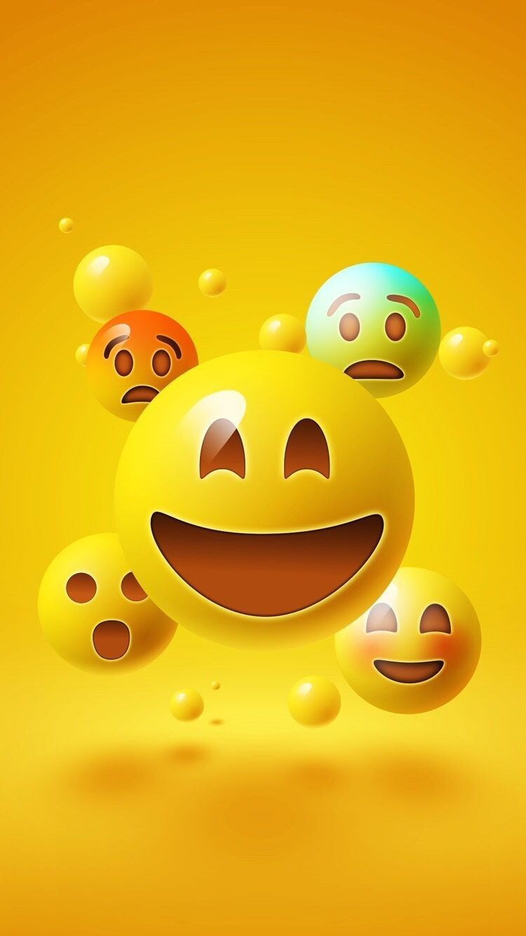 750x1334 Smile Emoji Wallpapers - Лучшие бесплатные фоны с смайликами для улыбки - WallpaperAccess