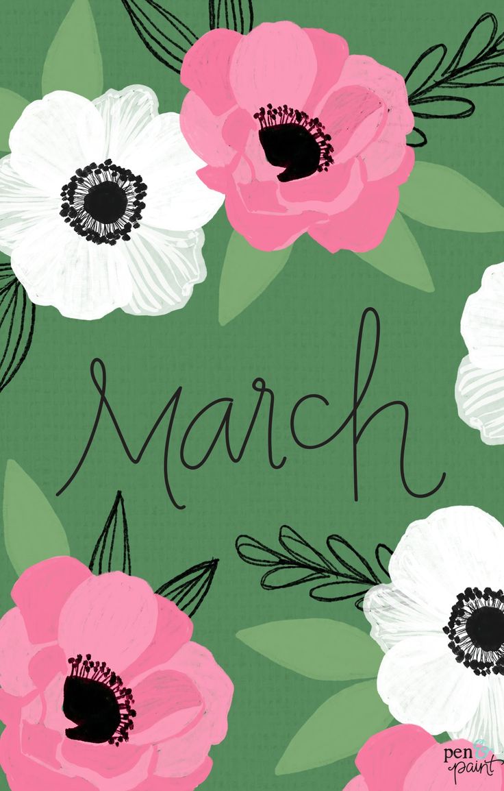 736x1154  download Hello March обои | Wallpapers.com 