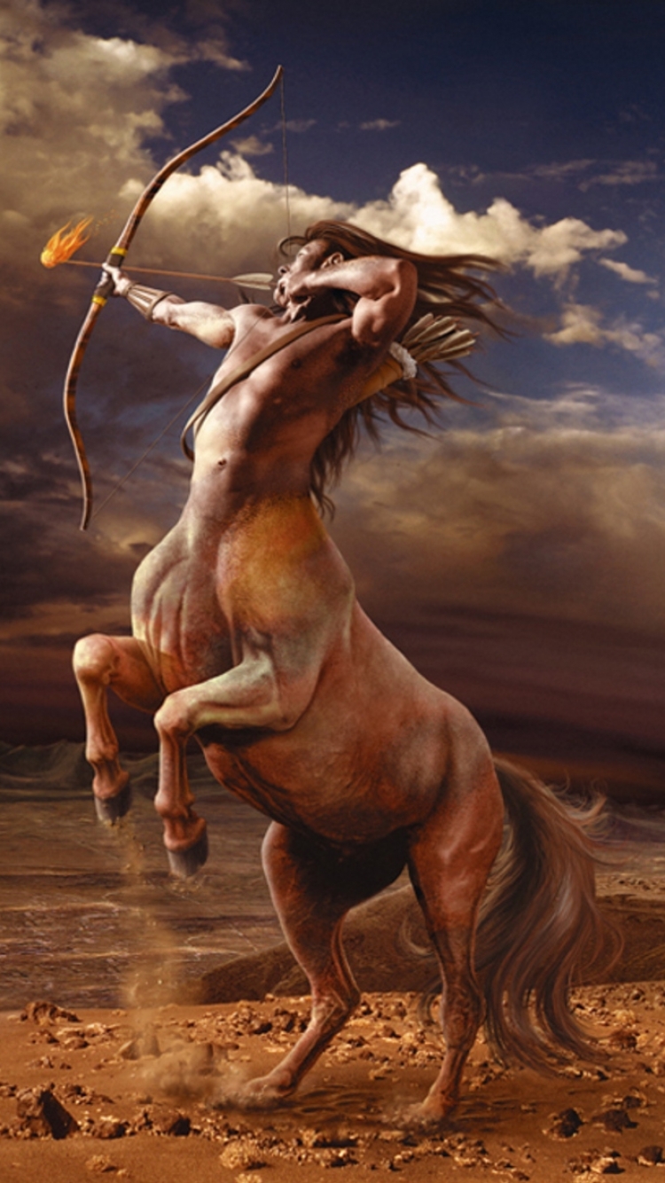 750x1334  Centaur Телефон Обои - Мобильная Abyss