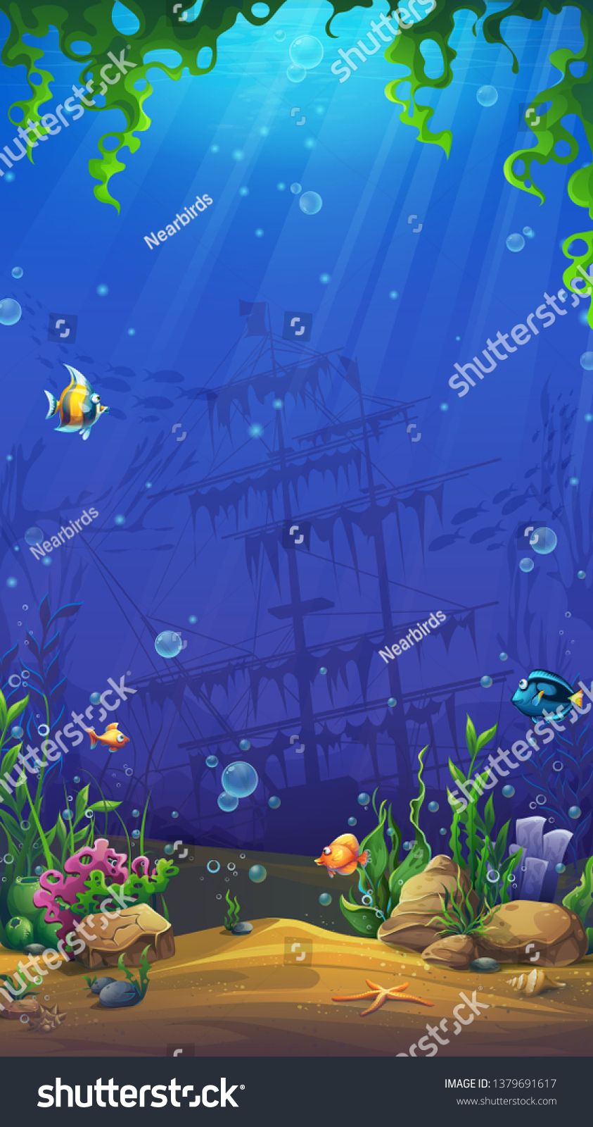 843x1600  Underwater World Marine Life Recreation Entertainment Poster Fresh Poster  Underwater Underwater World Фоновое изображение для бесплатной загрузки