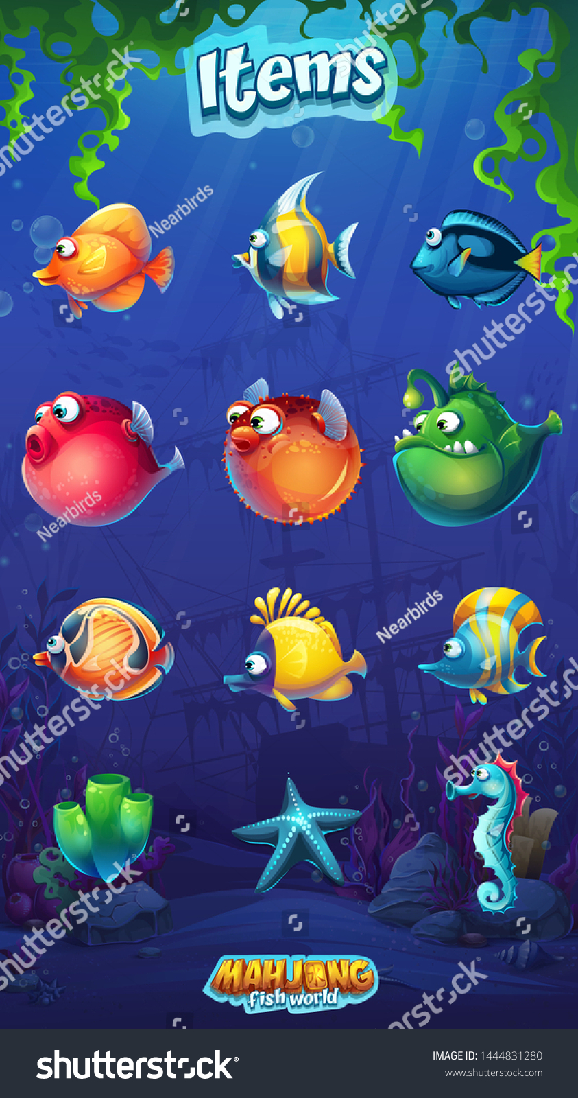 843x1600  Seamless Pattern. Marine Drawings. Vector Illustrations Robot Inhabitants  Of The Underwater World. Steampunk Animal Клипарты векторы и Набор  Иллюстраций Без Оплаты Отчислений. Image 52014994.