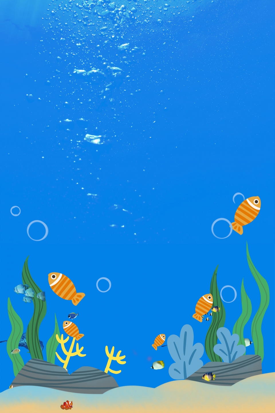 960x1440  Mahjong fish world - level map on the background of the underwater world.  Bright image to create original video or web ga… | Графика Иллюстрации  Векторная графика