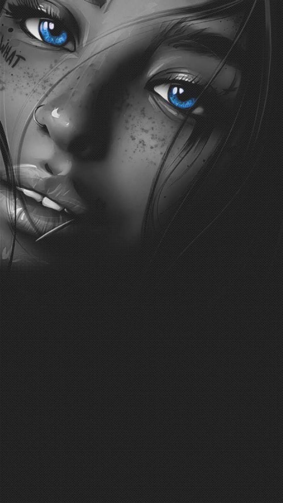 900x1600  blue Eyed iPhone x обои бесплатно скачать 