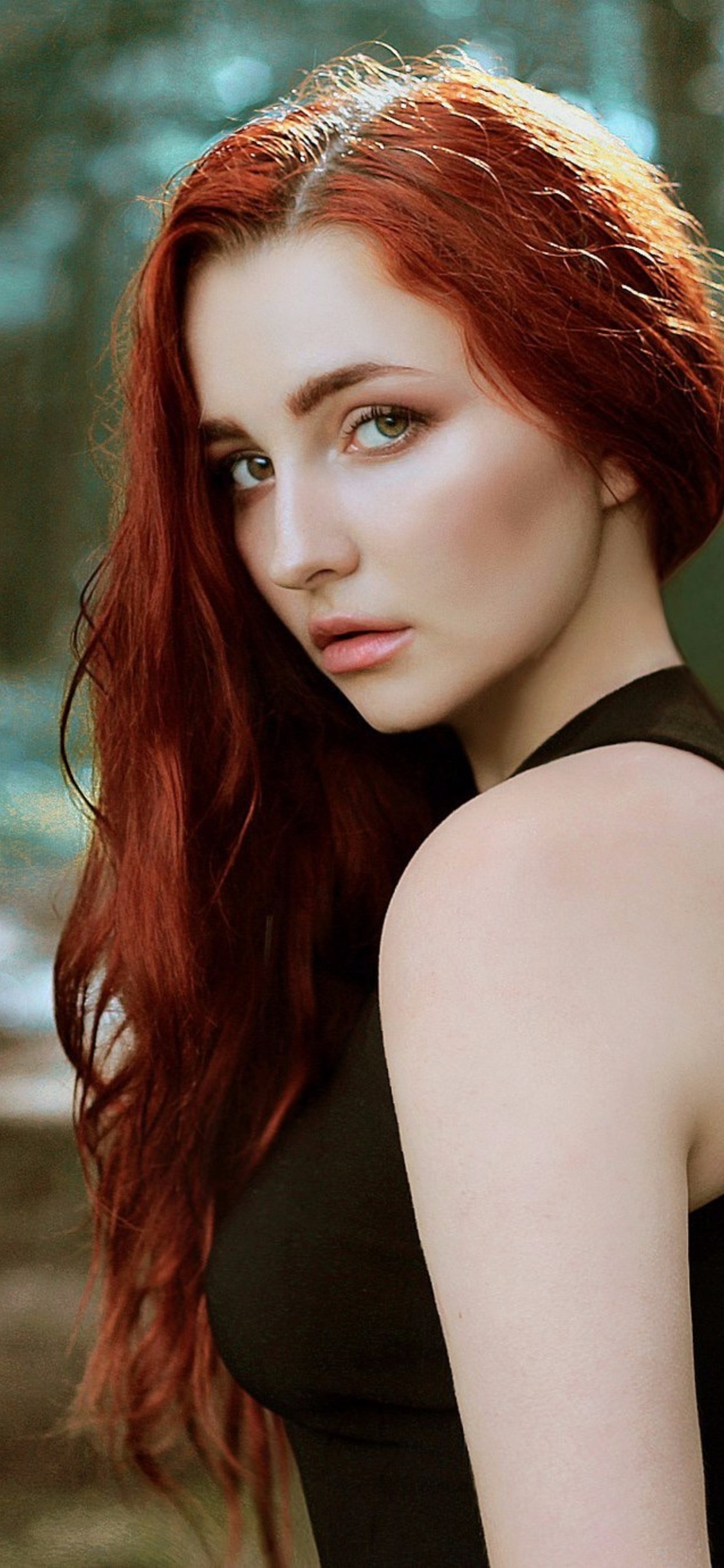 1125x2436  1125x2436 Красная голова милая девушка iPhone XS, iPhone 10, iPhone x HD 4K обои, изображения, фоны, фотографии и картинки 