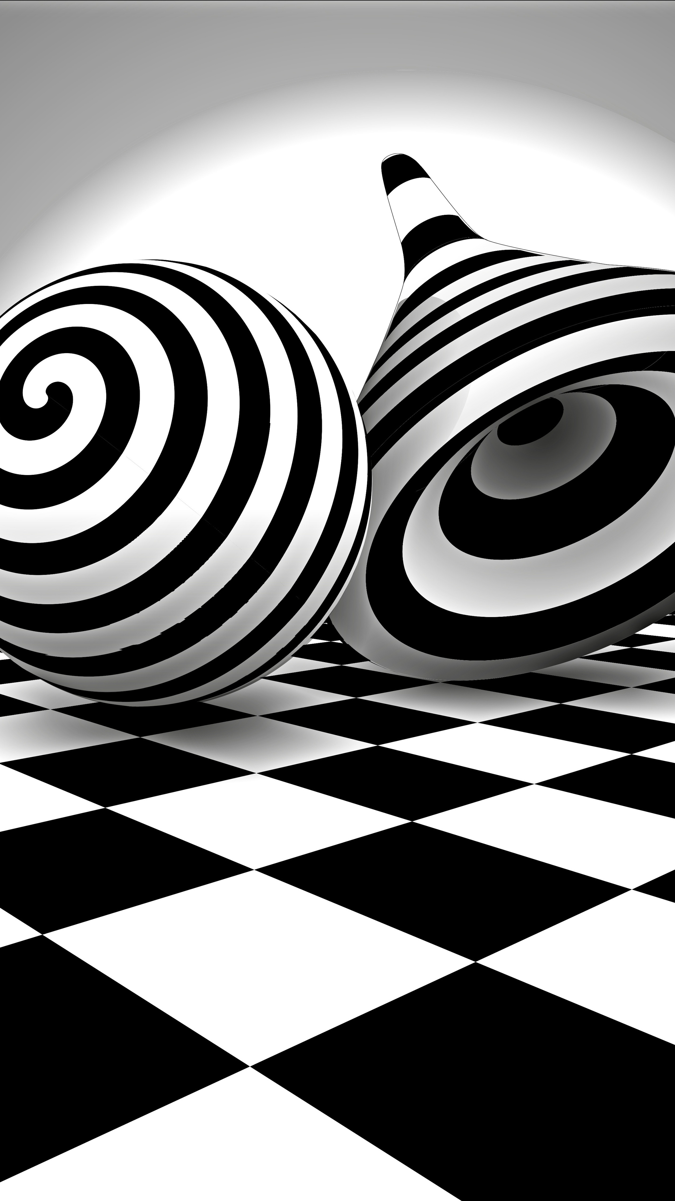 2160x3840   человек, стоящий перед оптической иллюзией стены iPhone 12 обоев бесплатно скачать 