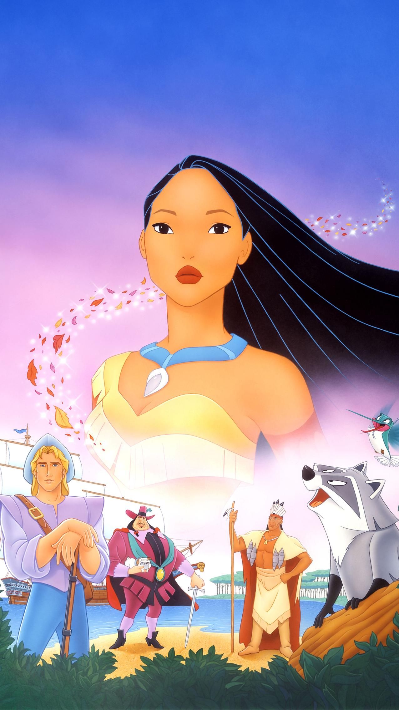 1276x2270  Pocahontas (1995) Телефонные обои | Moviemania | Disney, Disney Princess Art, Disneyland Pictures
