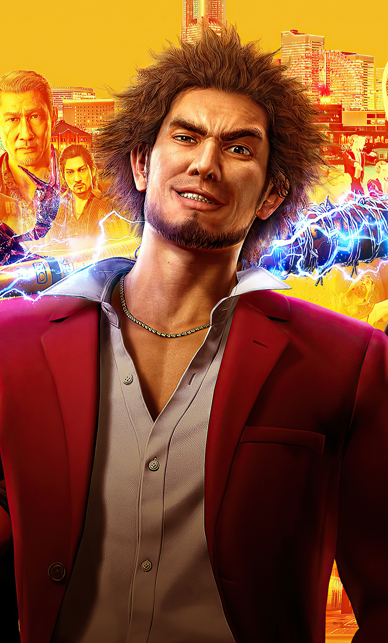 1280x2120  wallpapers yakuza - пещера обоевYakuza 0 Телефон Обои - Мобильная Abyss