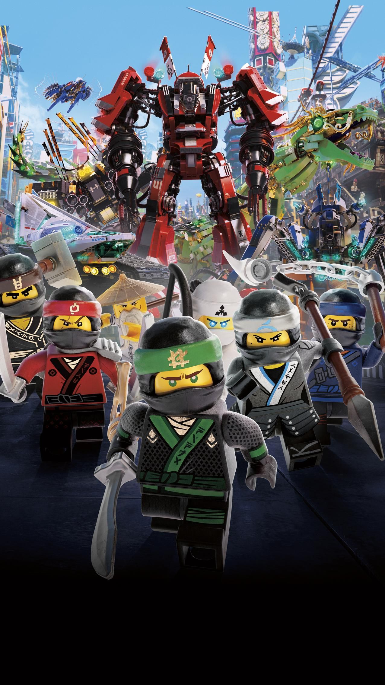 1276x2270  Ninjago Kai обои - обои Cave