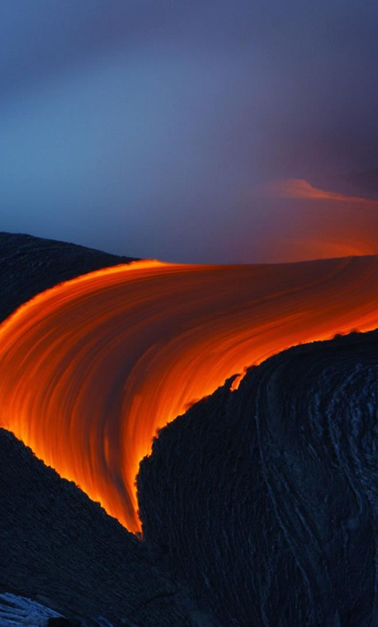 1280x2120   ▷ Вулкан извергает обои рисунок 📱 | Wallery