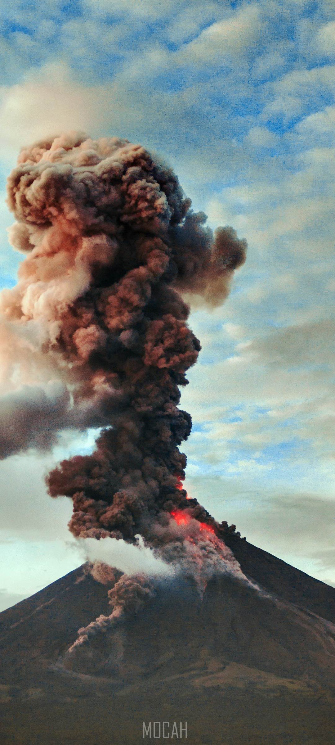 1080x2400  volcano Эстетическая, фиолетовая лава HD Телефон Обои | Pxfuel