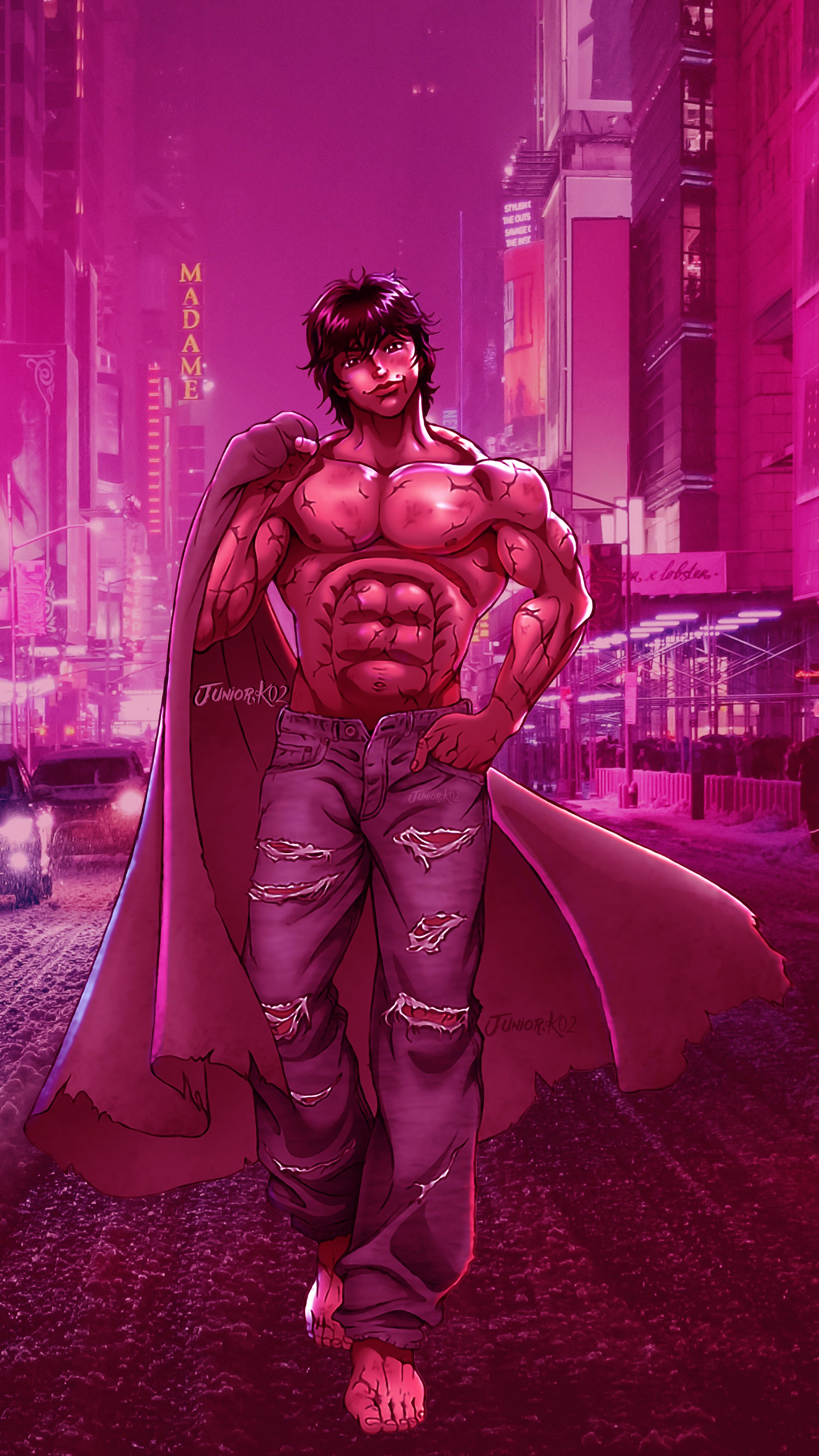 2304x4096  baki Справочник по искусству Grappler Naruto Обои - Baki Baki Hanma PNG, обои PNG - Свободный прозрачный PNG изображения - Pngaaa.com 