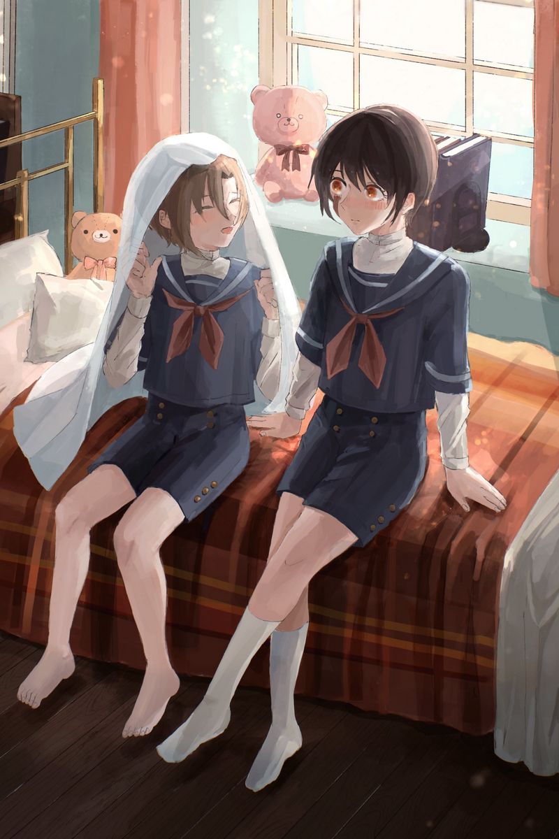 800x1200   Wallpaper: Anime Girls, 2d, цифровое искусство, произведение искусства, портретный дисплей, вертикальный 1447x2047 - Fple - 1947579 - HD обои - Wallhere