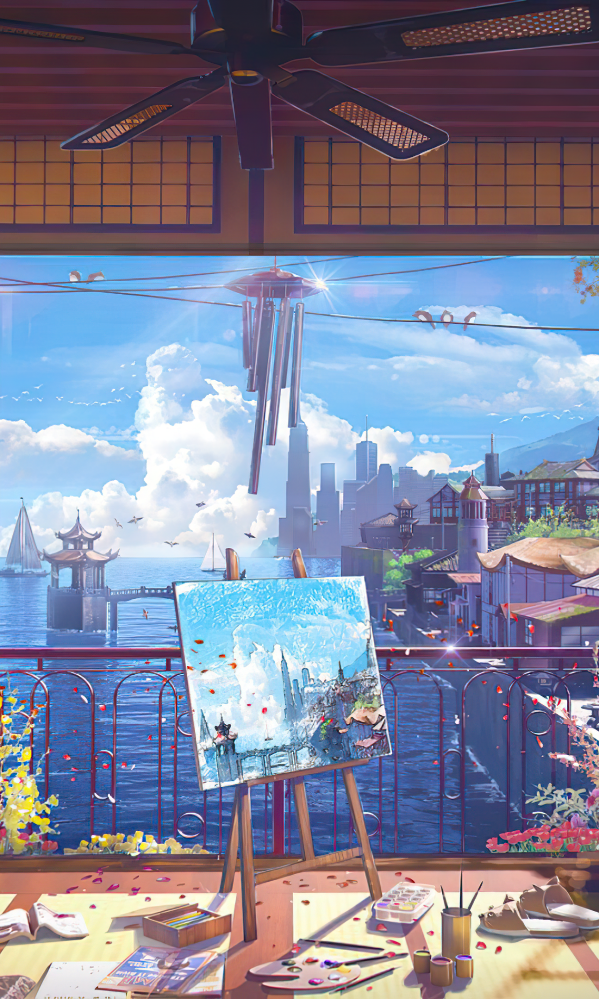 1200x2000   Аниме -комната Лучшие обои 106420 - Baltana