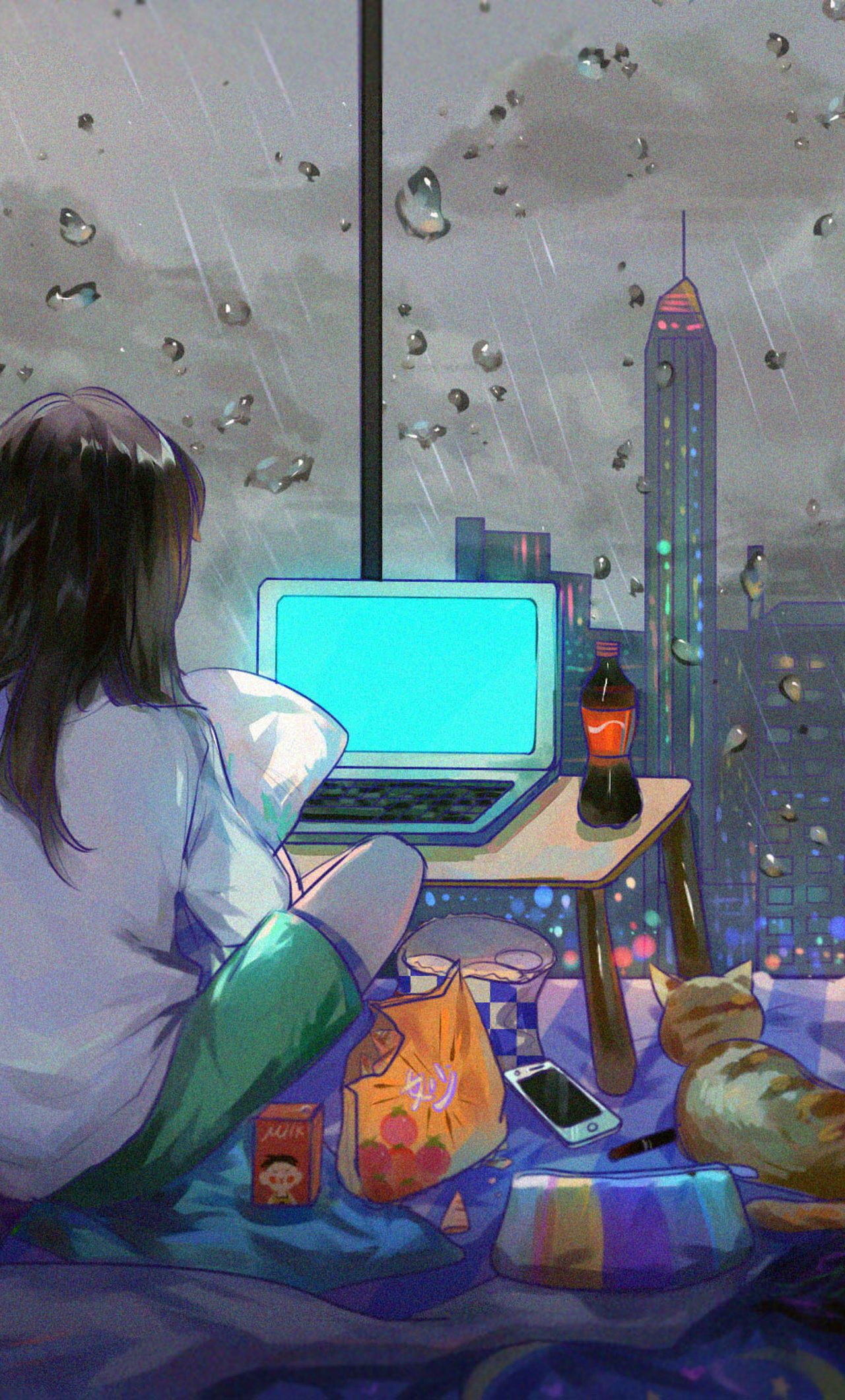 1280x2120  Anime Room обои \ U0026 Live Apk Voor Android скачать 