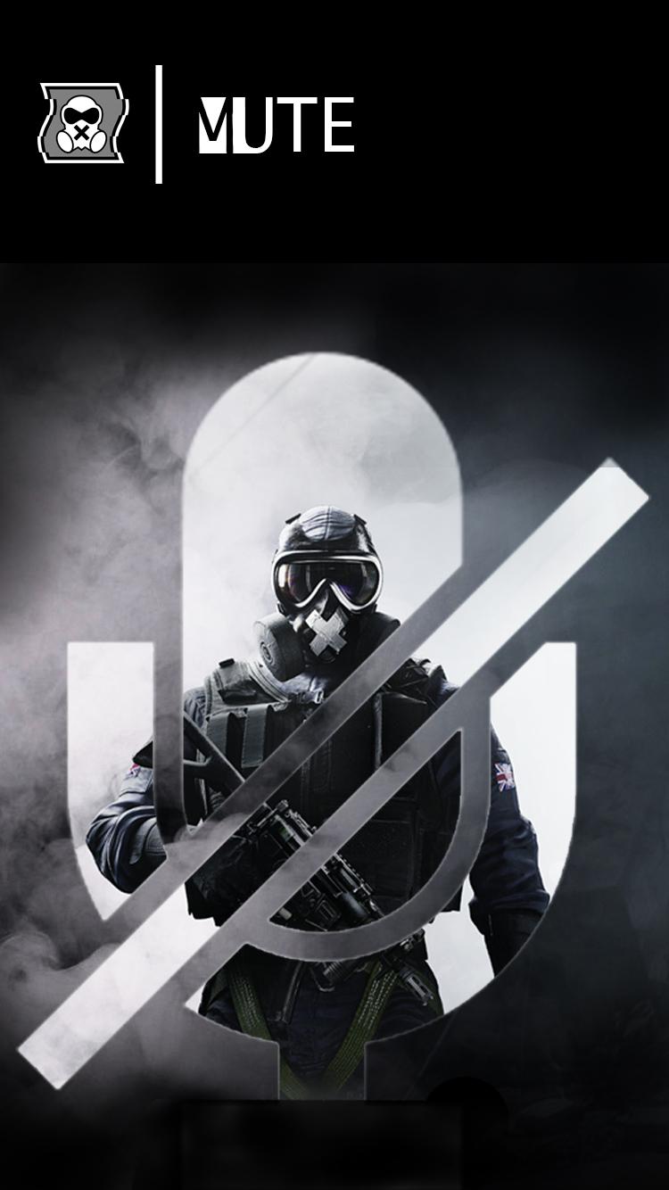 750x1334  Mobile Wallpaper: Mute: Rainbow6