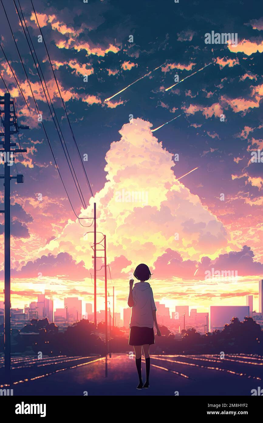 866x1390   5+ Аниме Уличные обои для iPhone и Android от Laurie Davis