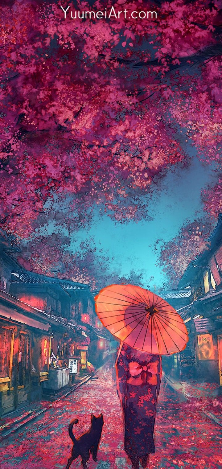 720x1521  pin от Oswald White на прохладных обоях | Аниме -пейзажи обои, обои пейзажа, японские обои iPhone