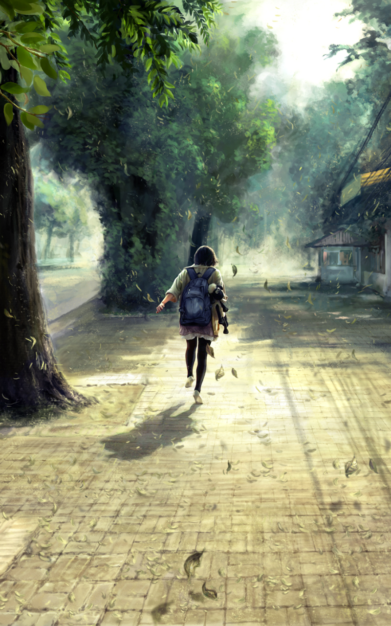 800x1280   -аним -стрит Телефон Обои по извлечению - мобильная пропасть 