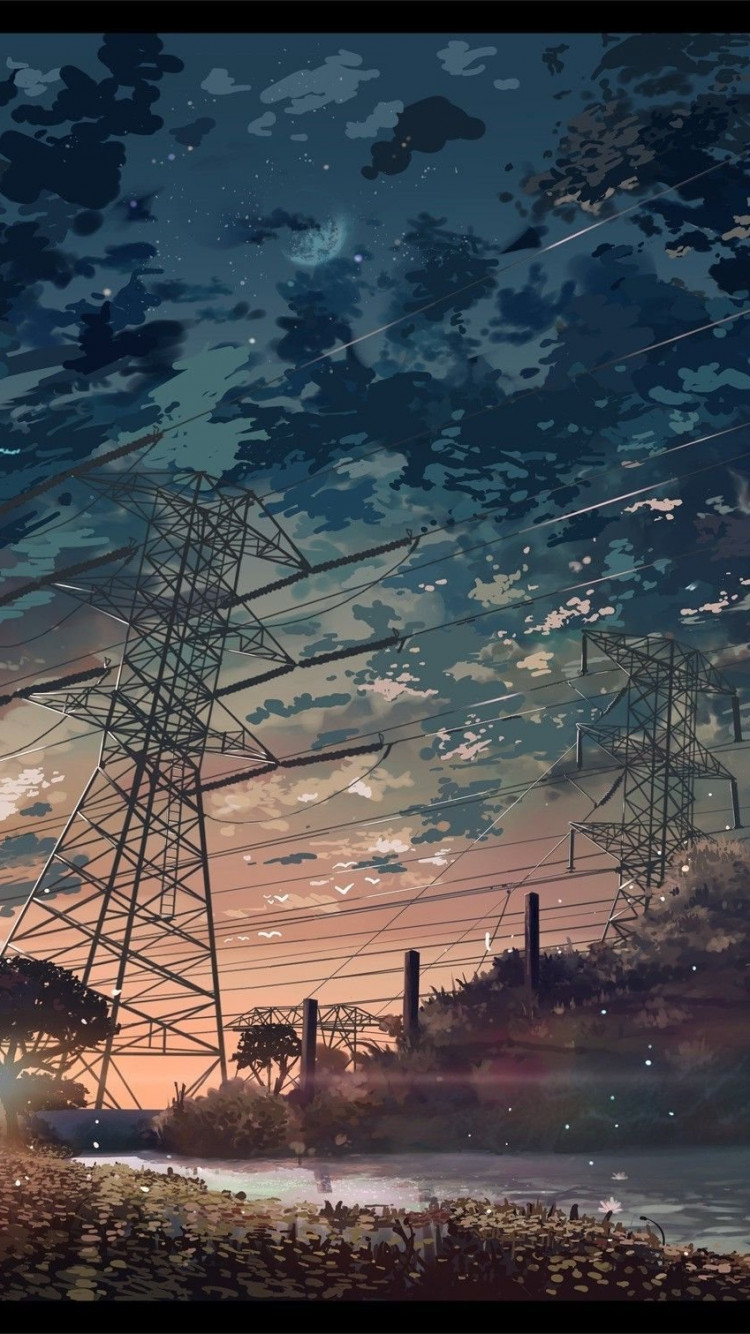 750x1334  Anime Nature Aesthetic на ....Dog, аниме -пейзажи эстетические HD Телефонные обои | | Pxfuel