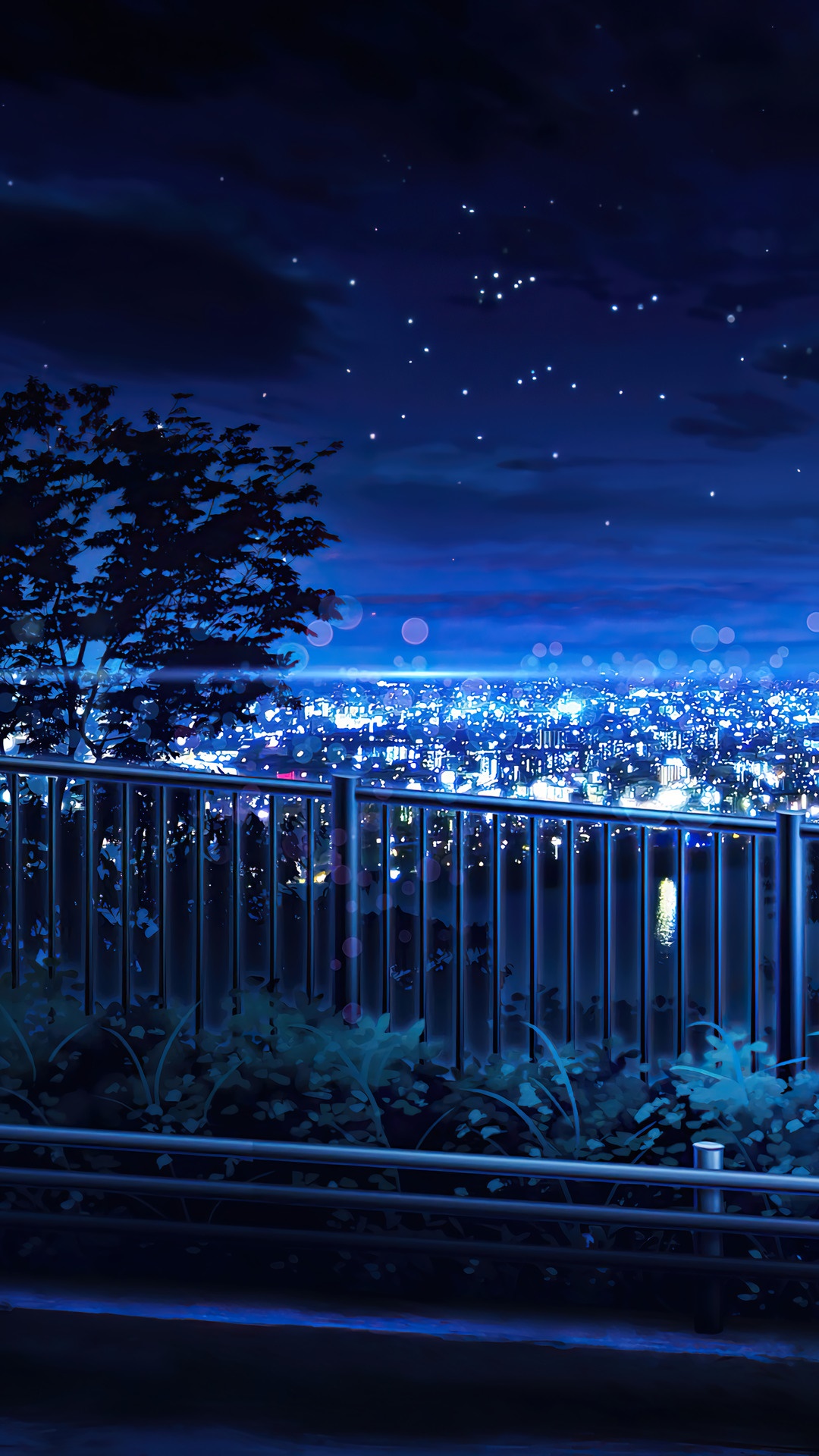 1080x1920   41+] Ночные звезды Аниме Обои - обои - Baltana