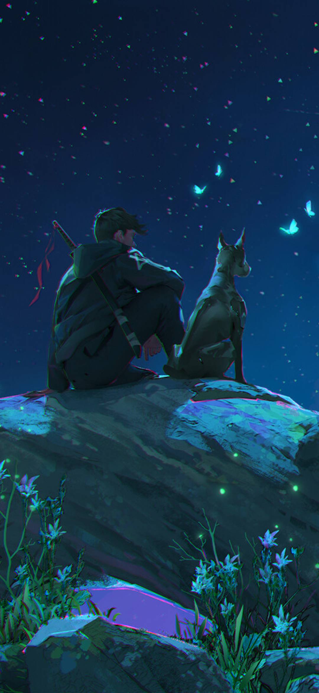 1080x2340  alone снова, грустные, темные, аниме HD Телефон Обои | Pxfuel