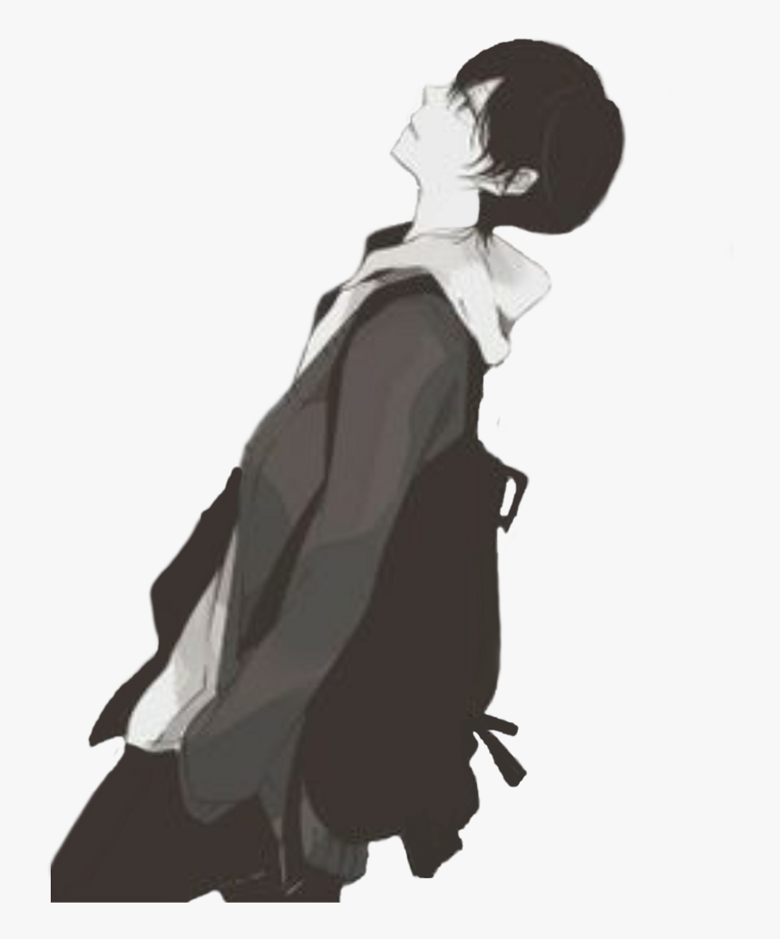 860x1035  sad Boy (аниме), Amoled, Dark, Black, Only, Anime HD Телефон Обои | PXFEULE