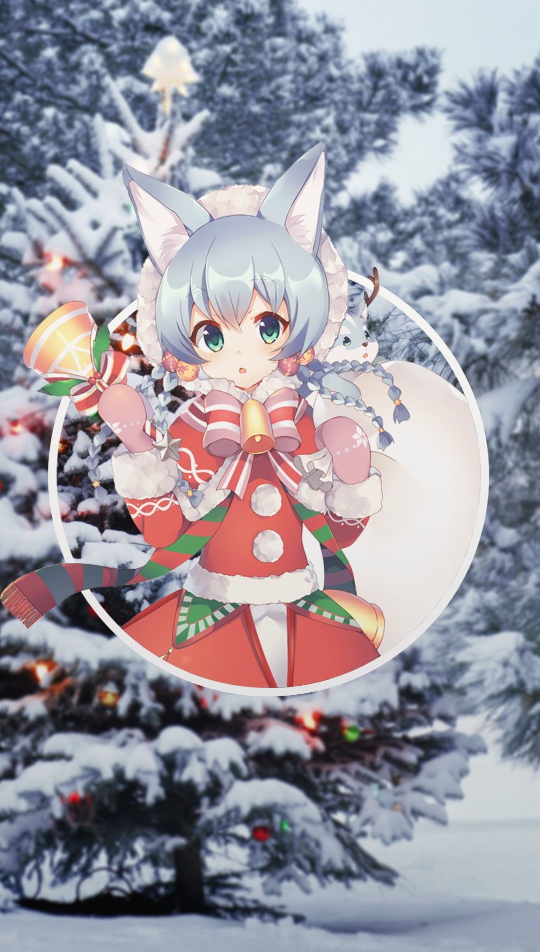 1080x1902  CHRISTMAS ANIEME KAWAII HD WALPAPERS | PXFEULE