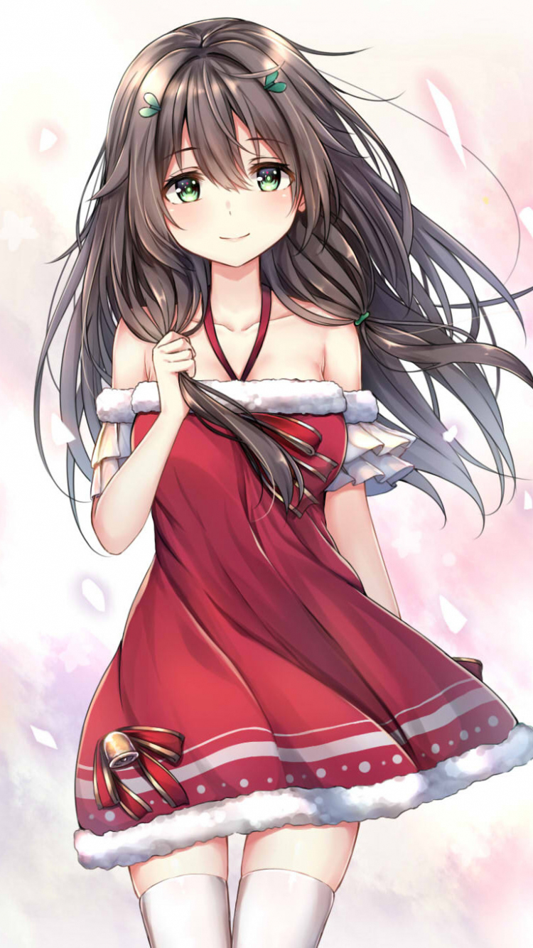 750x1334  FREE ANIME Рождественские обои загрузки, [100+] Аниме Рождественские обои бесплатно | Wallpapers.com 