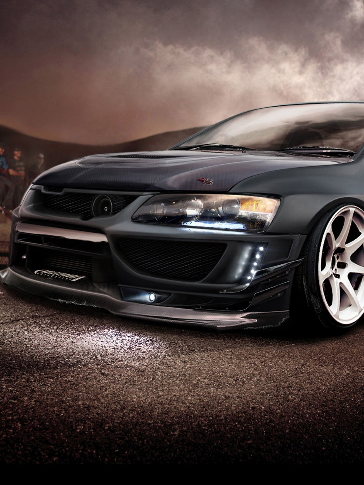 1200x1600   Галерея суперкаров: Mitsubishi Eclipse Iphone Wallpaper 