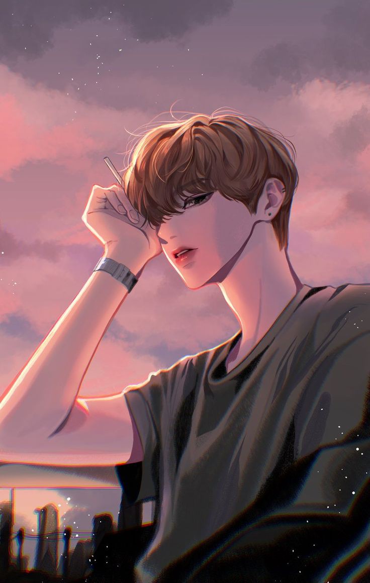 736x1160   Симпатичные обои с аниме -мальчиком на обои 