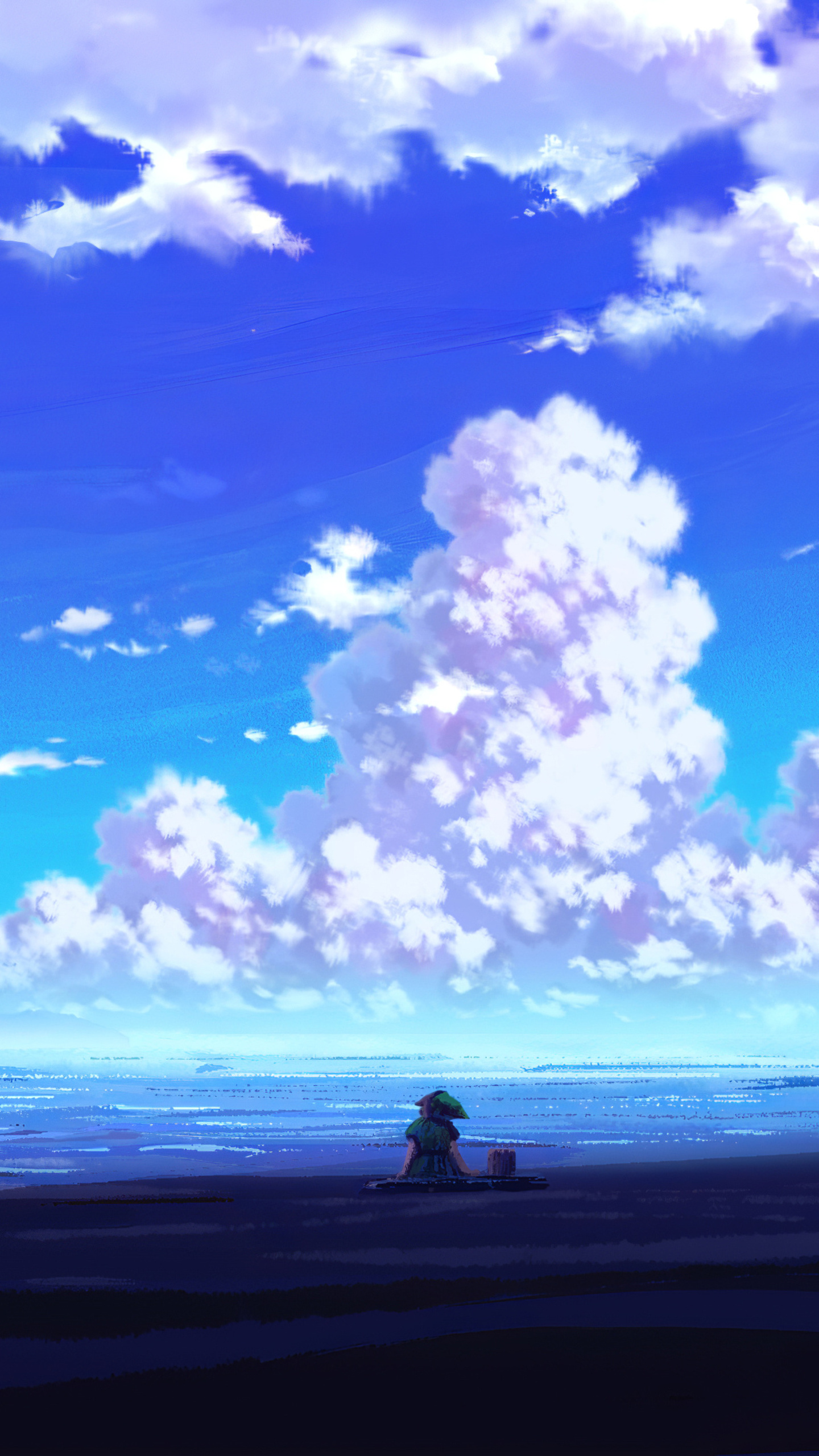 1440x2560  1384423 Clouds, Anime, Scenery - Rare Gallery HD Wallpapers