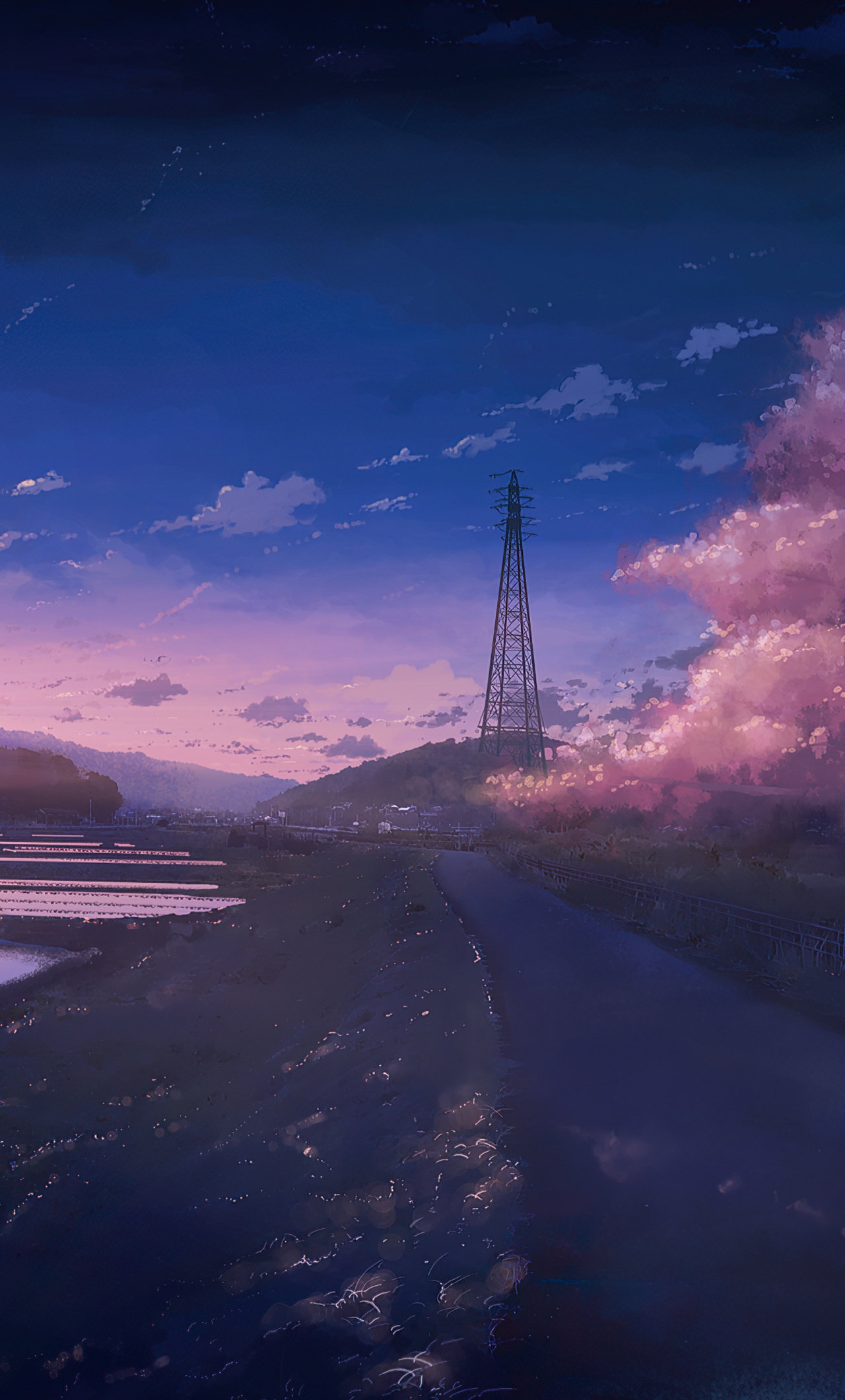 1280x2120  Anime Landscape \u003e - iPhone Anime, Anime for HD phone wallpaper | PXFEULE