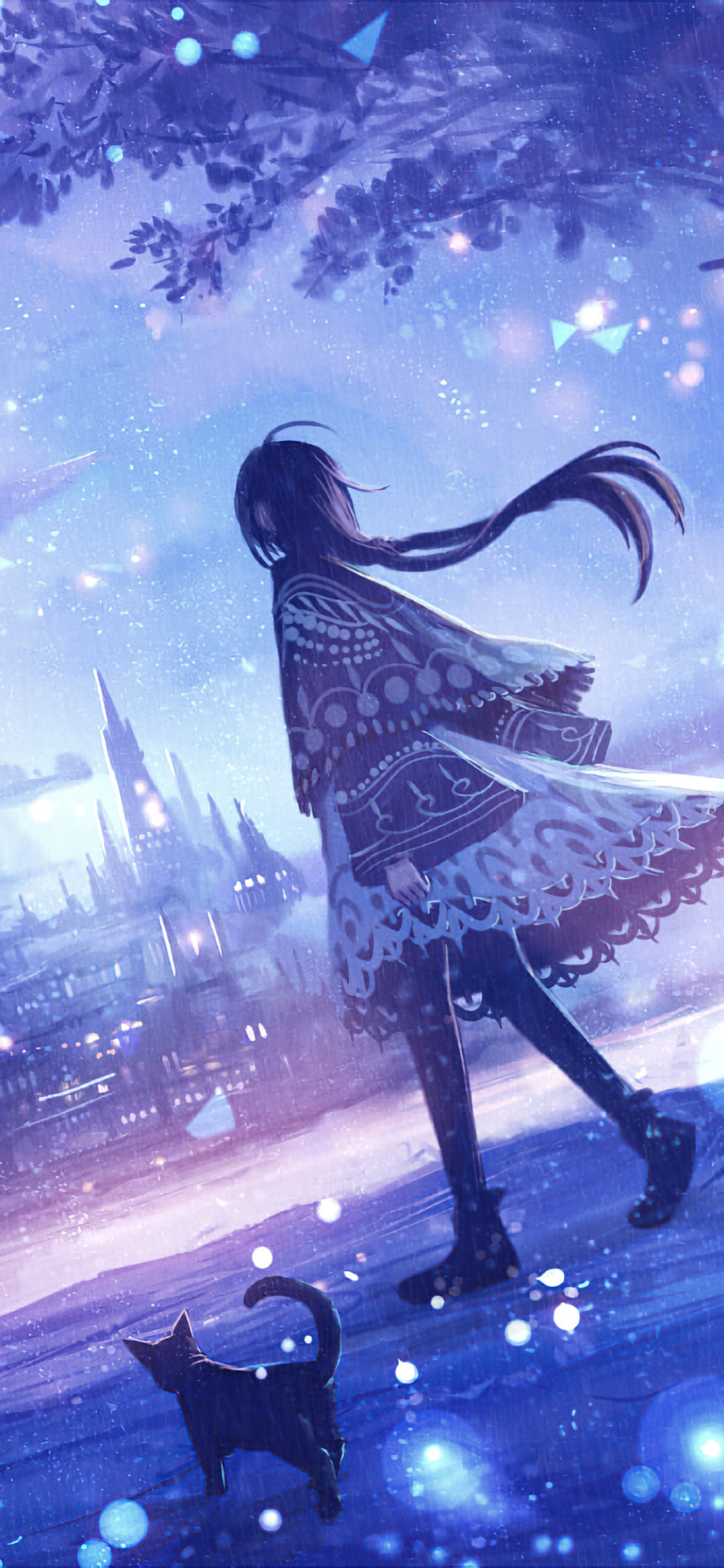1125x2436  1536x2048 Аниме -девушка в зимой 1536x2048 Резолюция обои, HD Anime 4K обои, изображения, фотографии и фон - обои, ландшафты, ландшафт, HD обои аниме | Peakpx